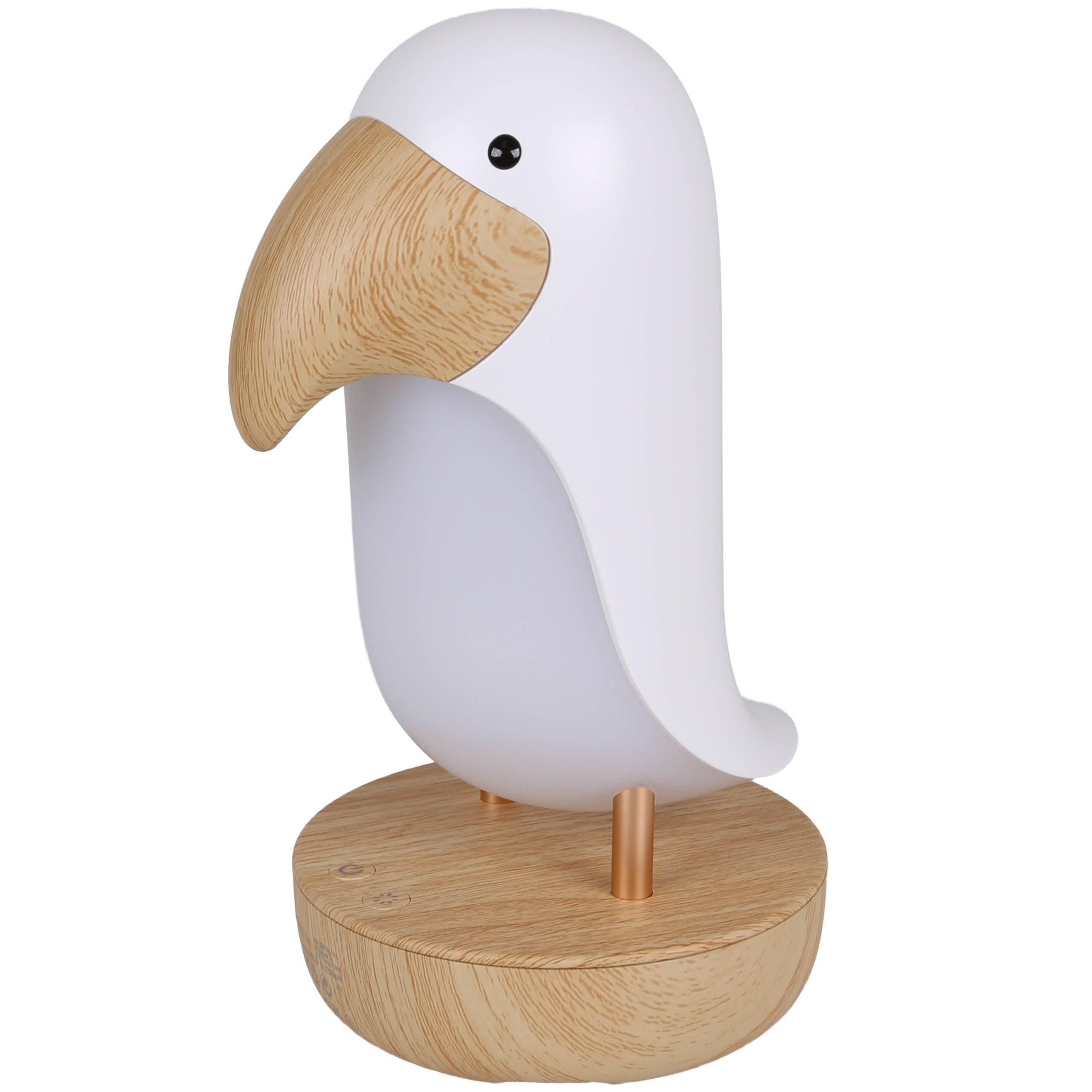Sarcia.eu LED Nachtlicht Mary's LED-Nachtlicht Tukan, Lampe mit Bluetooth-Lautsprecher, USB