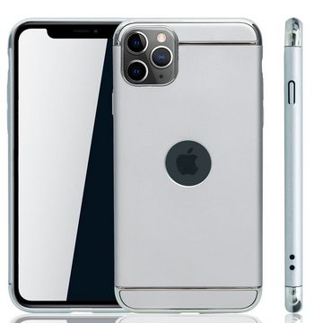 König Design Handyhülle Apple iPhone 11 Pro Max, Apple iPhone 11 Pro Max Handyhülle Backcover Silber