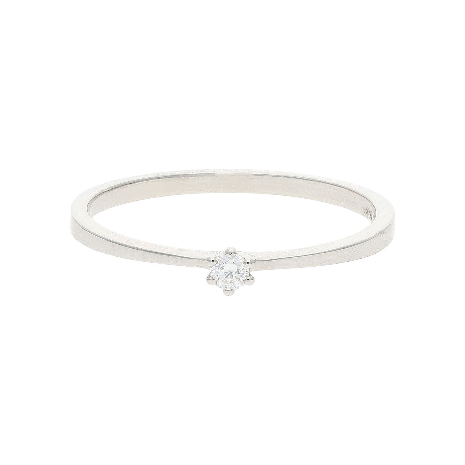 JuwelmaLux Fingerring JuwelmaLux Ring 585 Weißgold mit Brillant JL10-07-0762 (kein Set, 1-tlg)