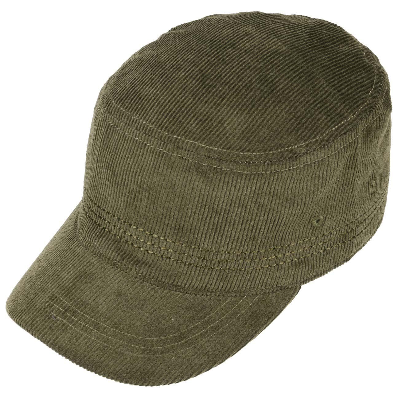 Lipodo Army Cap (1-St) mit Schirm oliv Cordcap