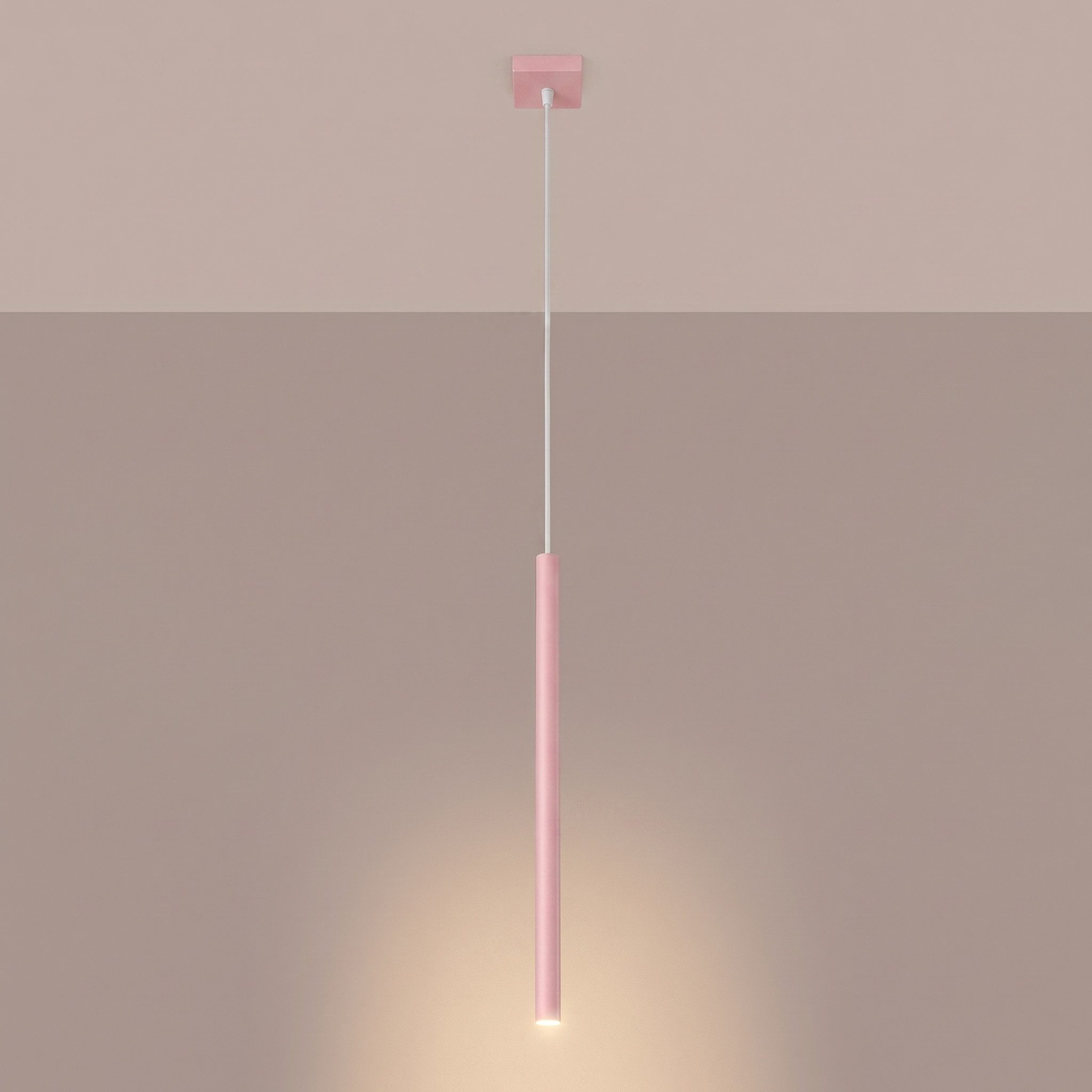SOLLUX lighting Hängeleuchte Pendelleuchte PASTELO 1 rosa, Nicht enthalten