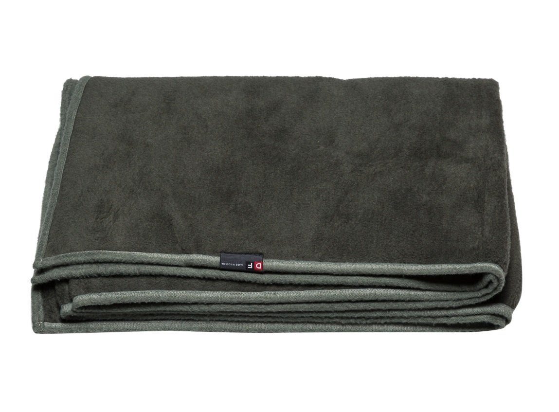 Wohndecke Velvet 'Uni/Wende' 135 x 200 cm, DAVID FUSSENEGGER