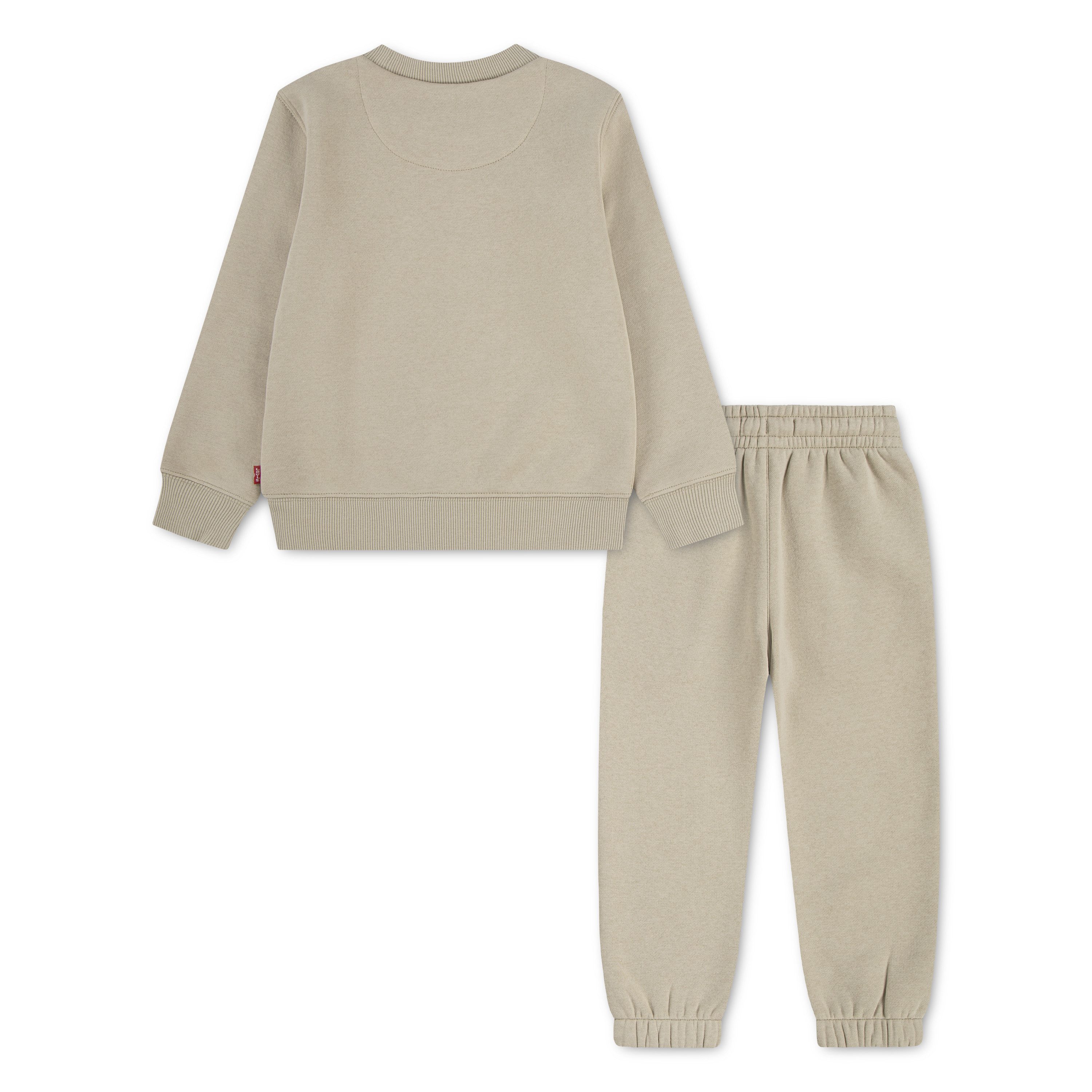 Levi's® Kids Neugeborenen-Geschenkset LVN HOODIE,JOGGER SET (Set, 2-tlg) mit kleiner Label-Applikation- Stickerei