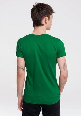 LOGOSHIRT T-Shirt Kermit der Frosch mit witzigem Frontprint