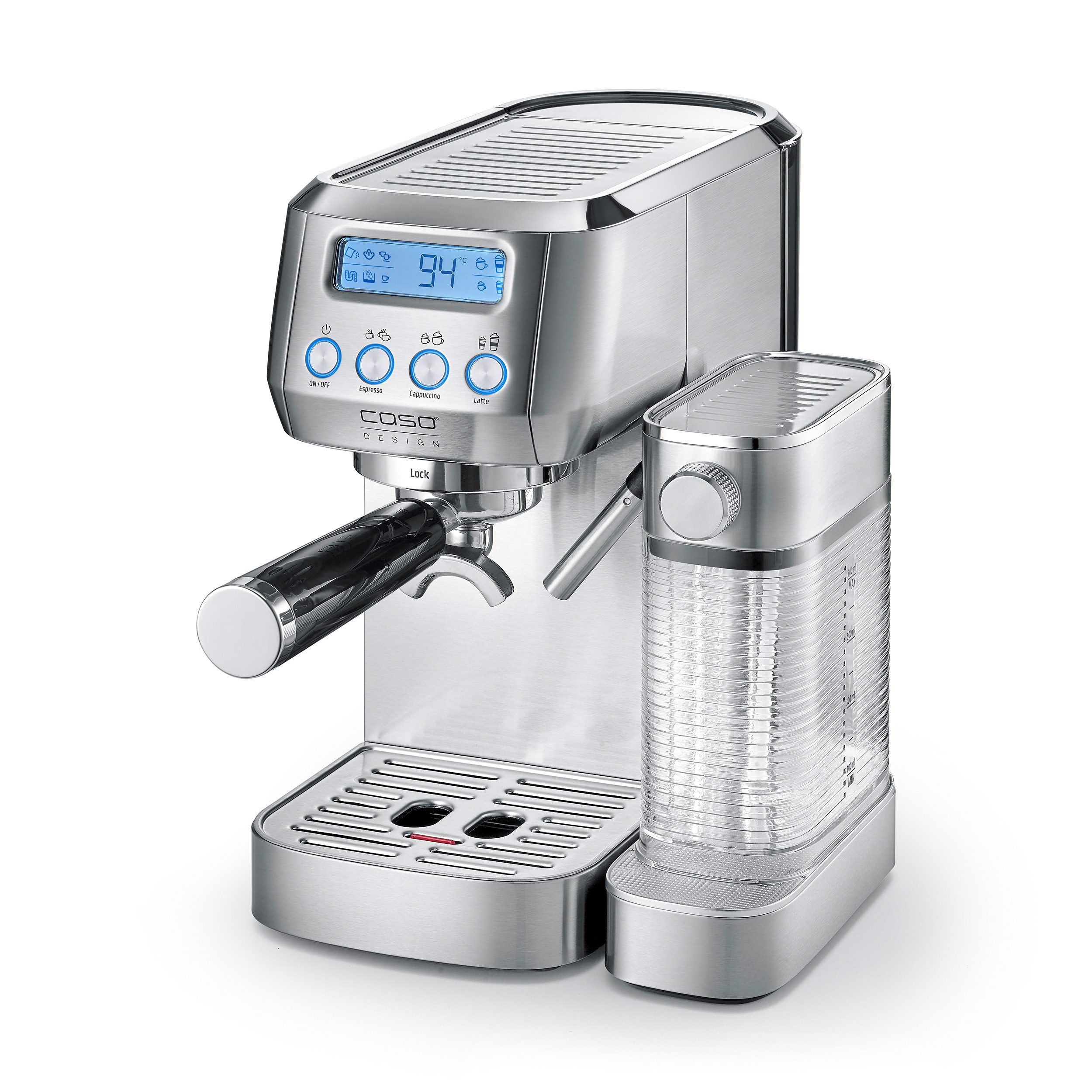 Caso Siebträgermaschine EspressoGourmet Latte, 1350 Watt, 20 Bar – Bild 5 von 5