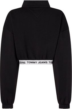 Tommy Jeans Sweatshirt TJW SUPER CROP LOGO WAISTBAND mit Tommy Jeans Logo-Schriftzug am Bund