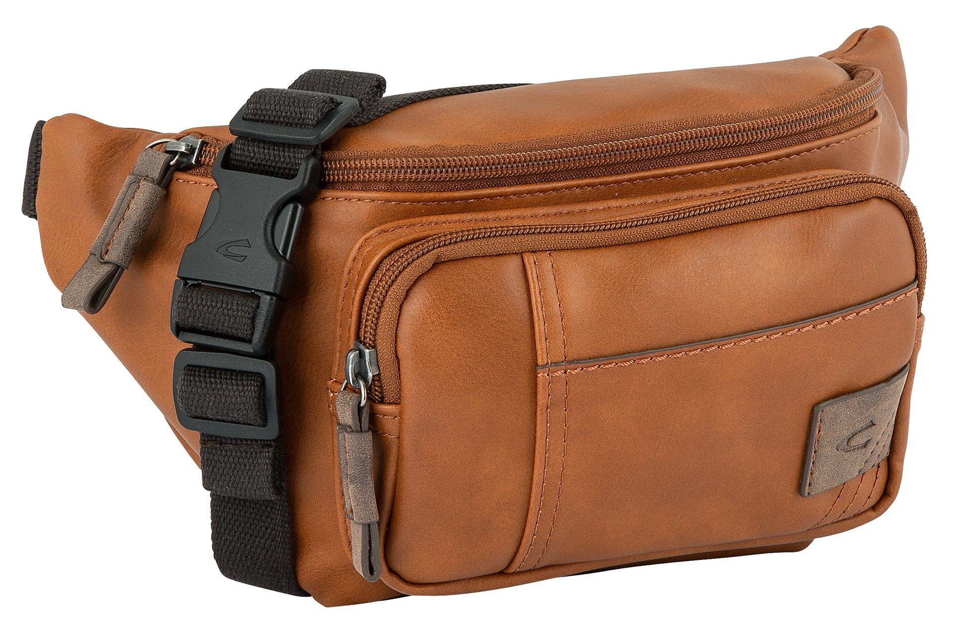 camel active Bauchtasche LAOS Belt bag, als Bauch- oder Schultertasche tragbar cognac | Gürteltaschen