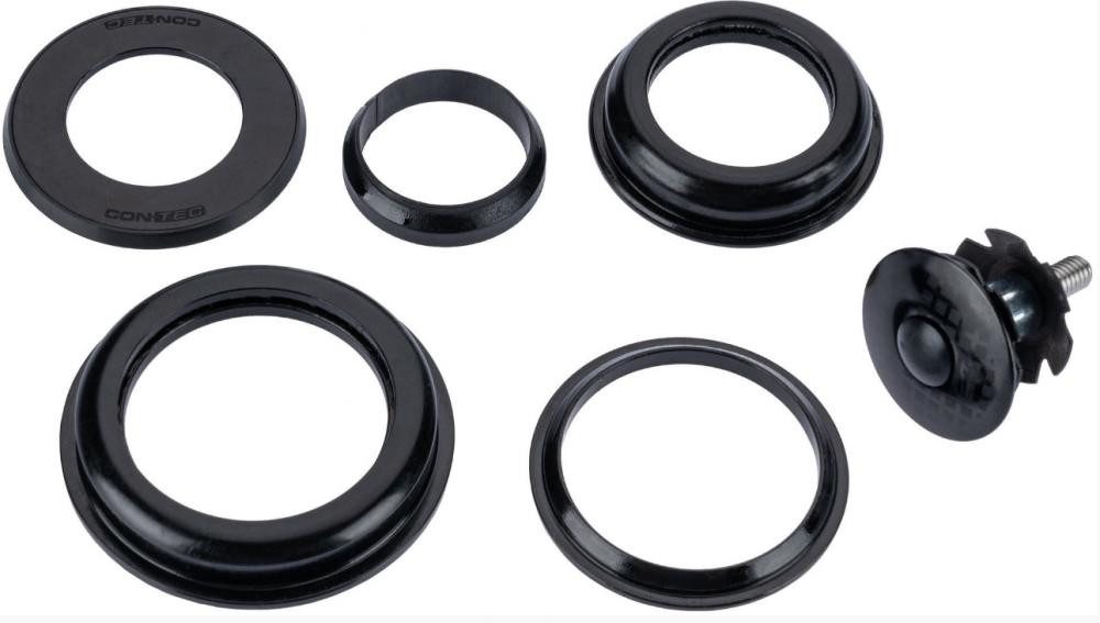 Contec Fahrradlenker CT STEUERSATZ SHS-60 1 1/8" ALU SEMI SCHWARZ