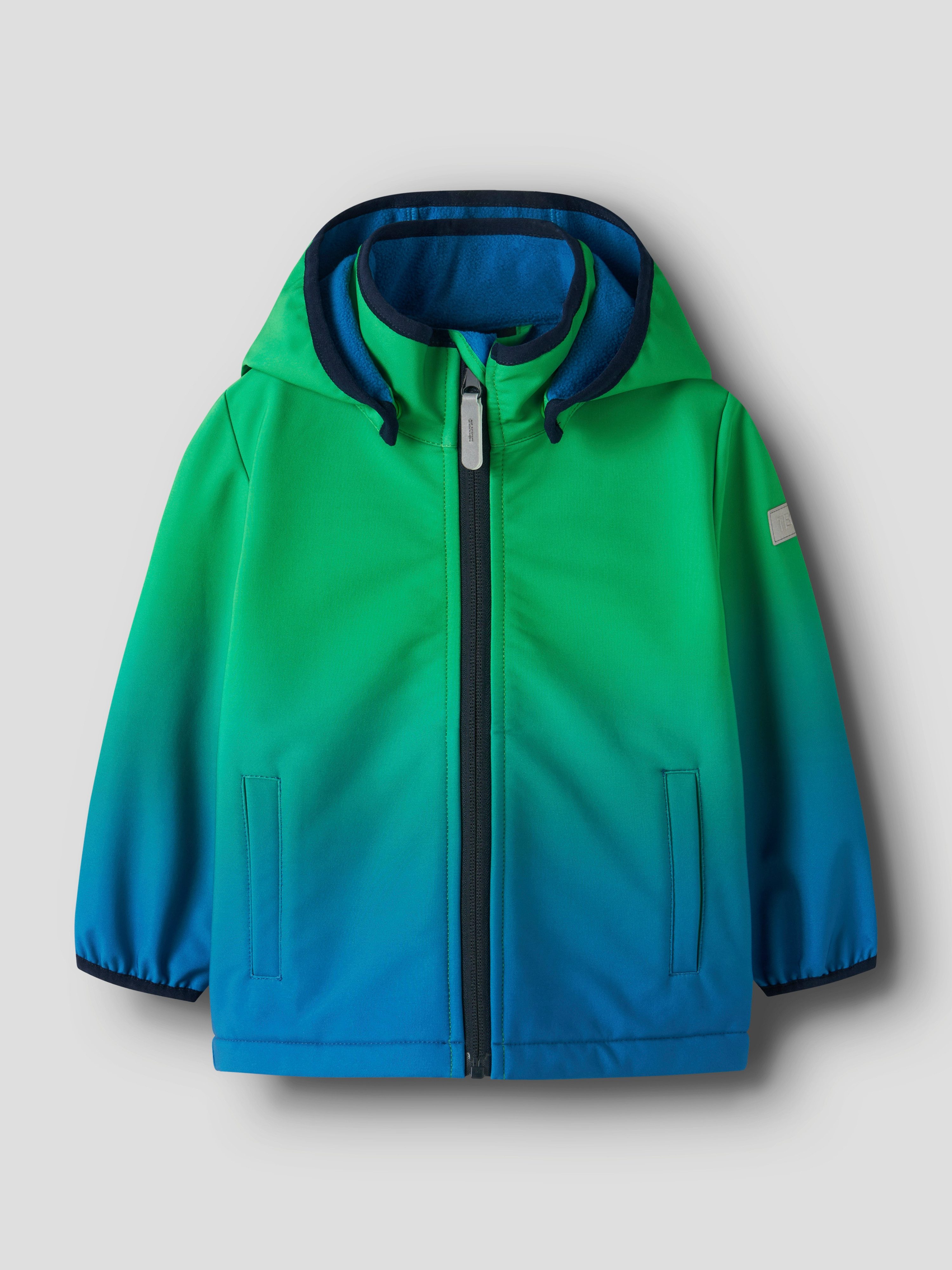 Name It Softshelljacke NMMMALTA05 SOFTSHELL JACKET DIPDYE FO wasserdicht, atmungsaktiv und winddicht