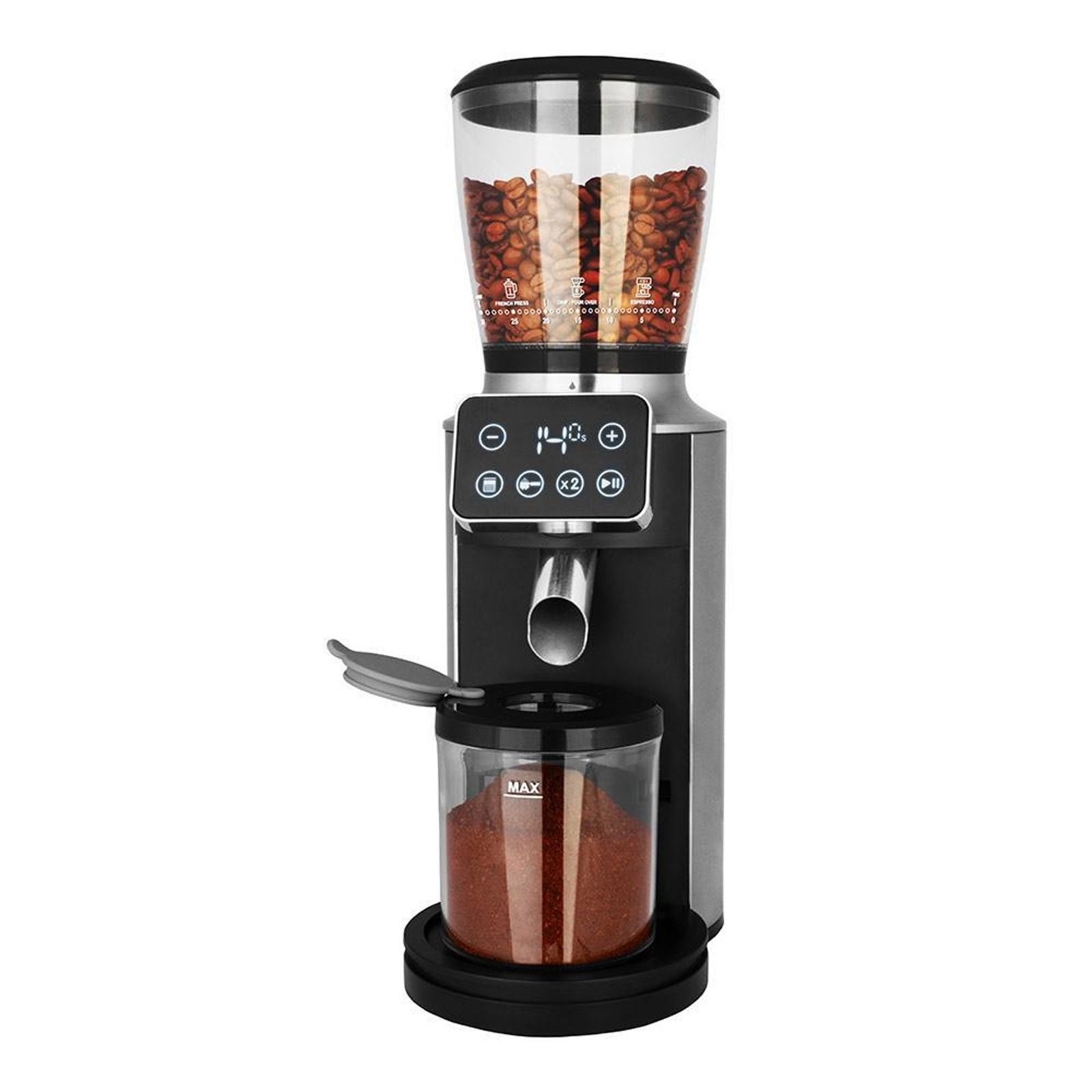 Gastroback Kaffeemühle 42644, 300 Gramm Kaffeebohnenbehälter