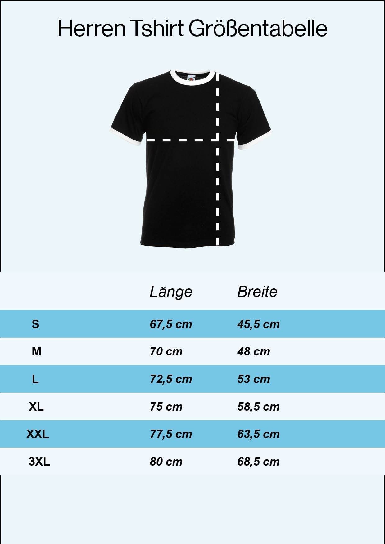 Youth Designz Deutschland T-Shirt trendigem Herren Fußball Trikot Look mit Motiv im T-Shirt Weiß
