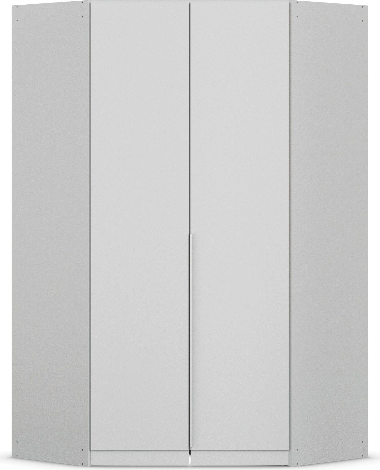 OTTO home Eckkleiderschrank Kleiderschrank Schrank Ankleidezimmer Schlafzimmer Garderobe AGORDO (in zwei Griff-Farben, Breite/Tiefe 117x117 cm, Höhen 210/229 cm) voll ausgestattet mit großzügigem Stauraum, 2 Höhen MADE IN GERMANY