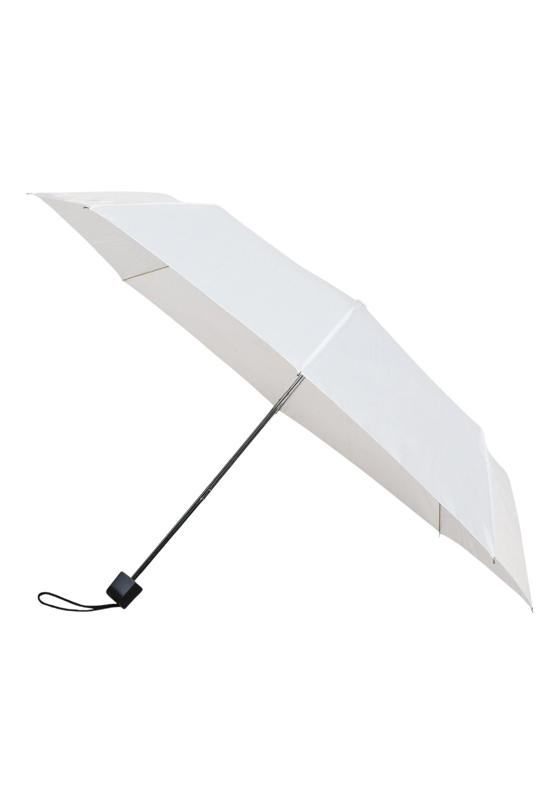 Taschenregenschirm Regenschirm - Faltbar - Manuelle Öffnung - 90 cm - Weiß