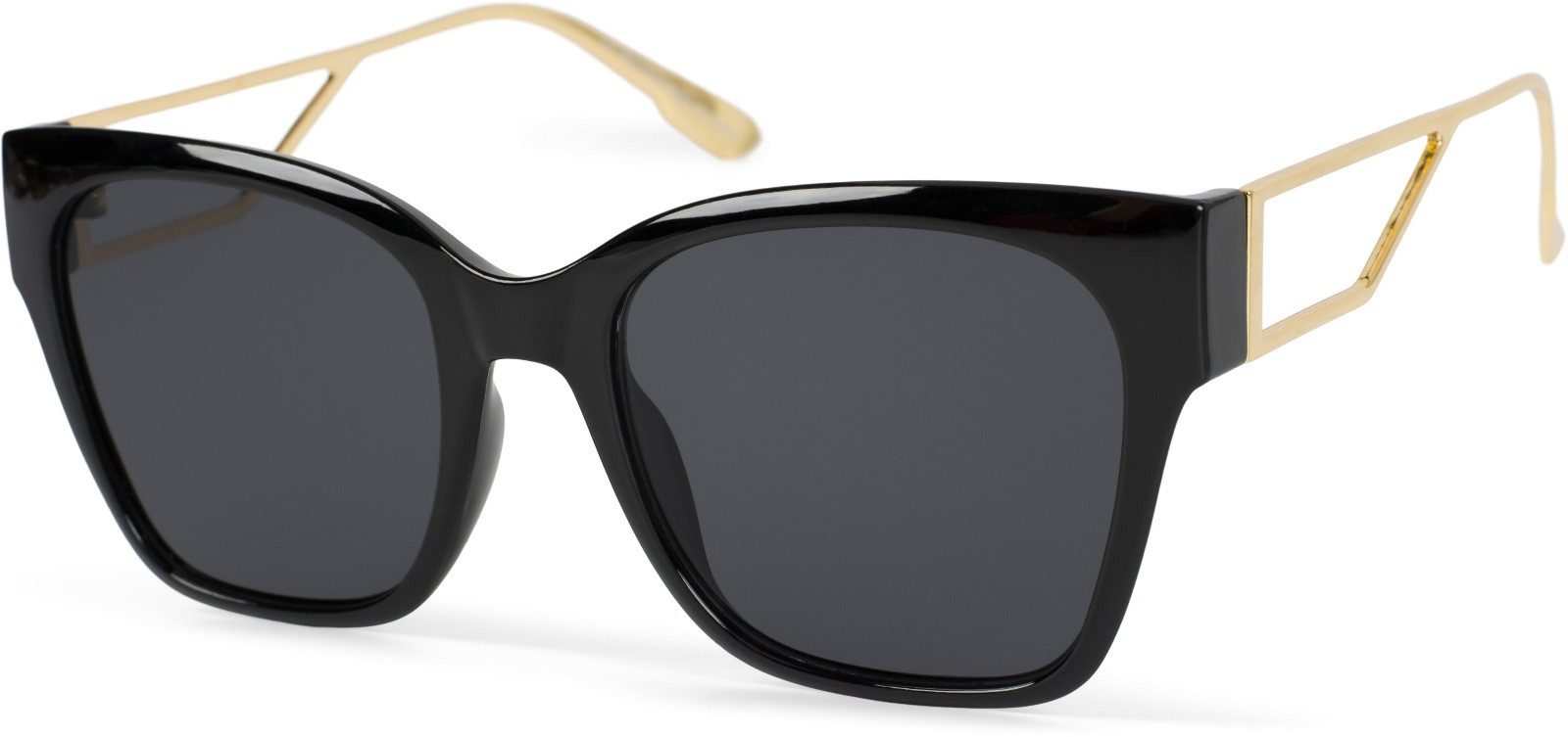 styleBREAKER Sonnenbrille Oversize Sonnenbrille mit breiten Metall Bügeln (1-St)