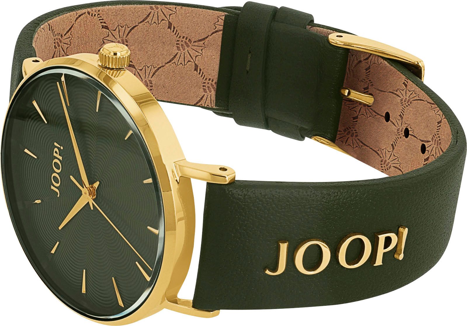 JOOP! Quarzuhr 2035044, Armbanduhr, Damenuhr, analog, Lederarmband günstig online kaufen
