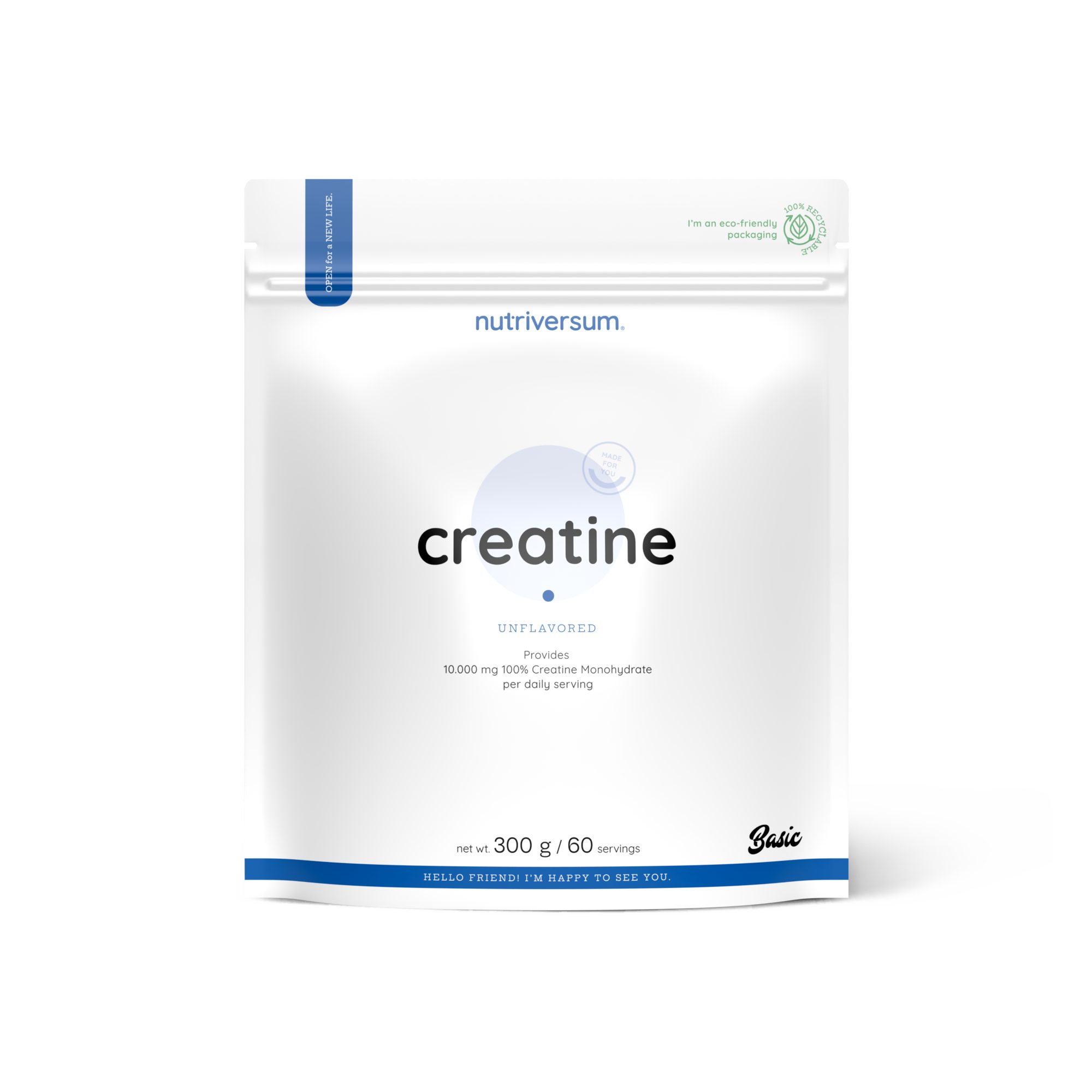 nutriversum Nutriversum Kreatin Basic Geschmacksneutral 300gr Pulver, 300 g
