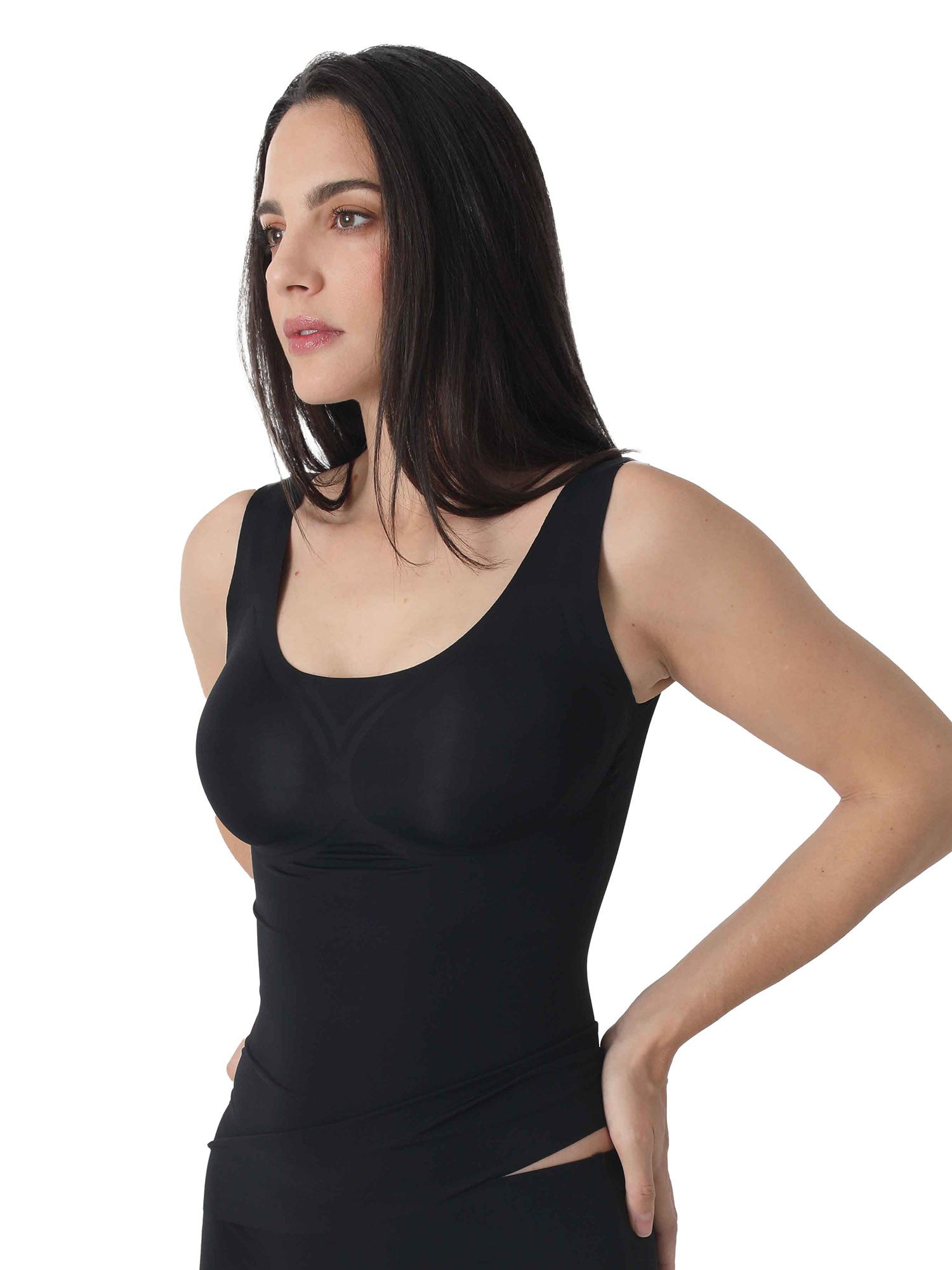 Sassa BH-Hemd 2er Pack BH-Shirt mit herausnehmbaren Pads bonded (Packung, 2-tlg)