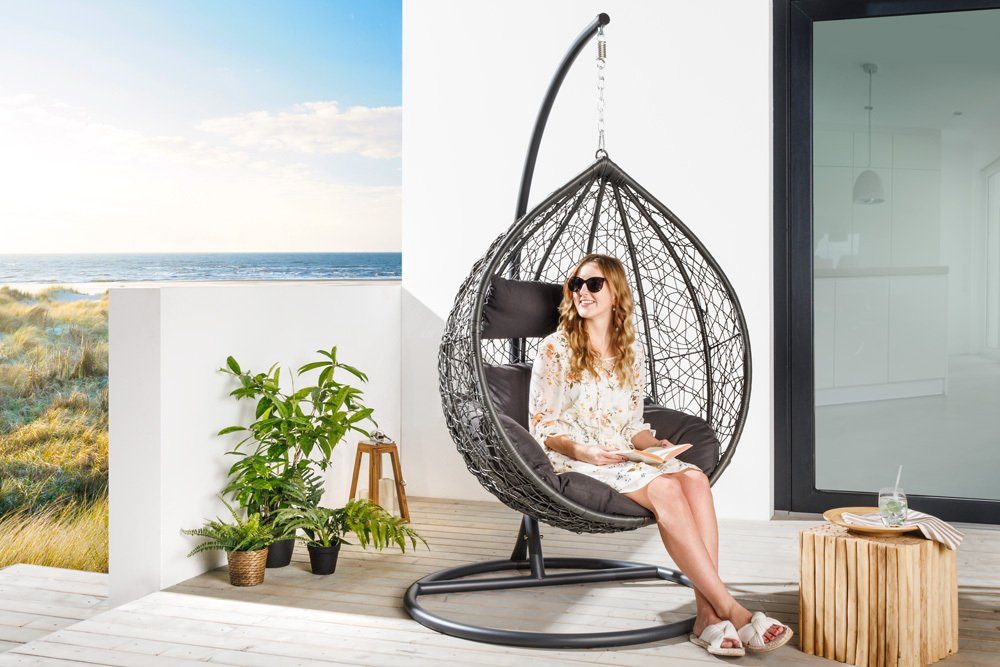 riess-ambiente Hängesessel LOFT anthrazit / grau günstig online kaufen