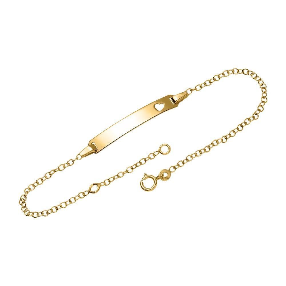 Unique Goldarmband Armband aus 9-karätigem Gold mit Herz von Unique