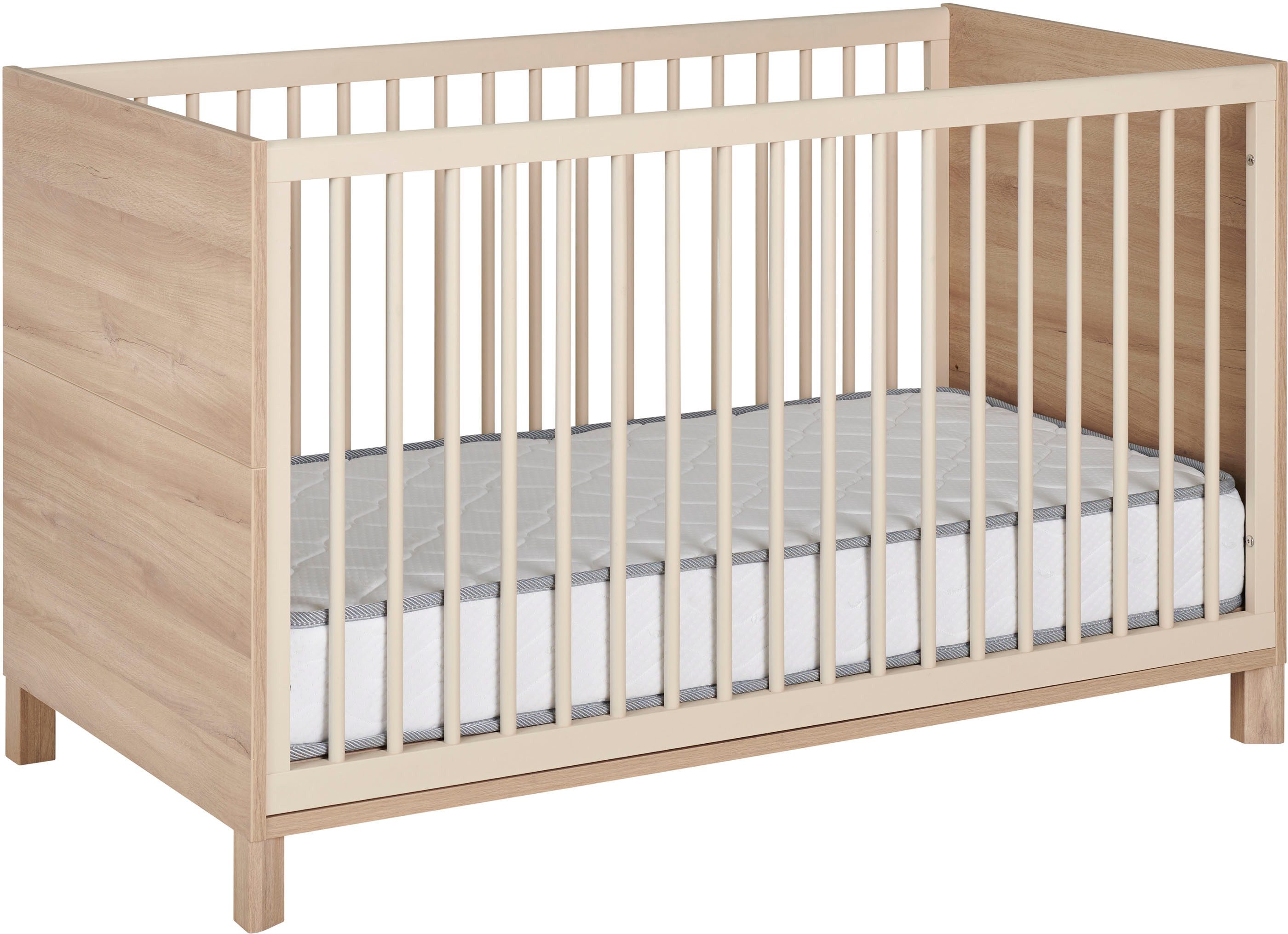 Gami Babybett CALYPSO BABYBETT, Zum „Little Bed“ umbaubar