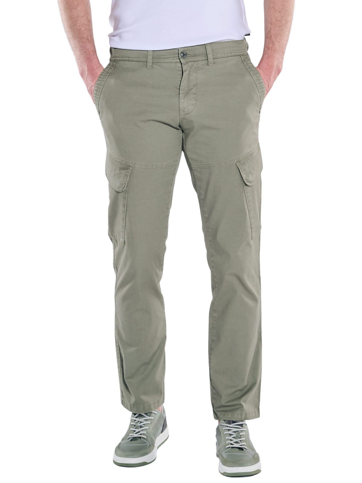 Engbers Cargohose Herren Cargohose straight, Khaki