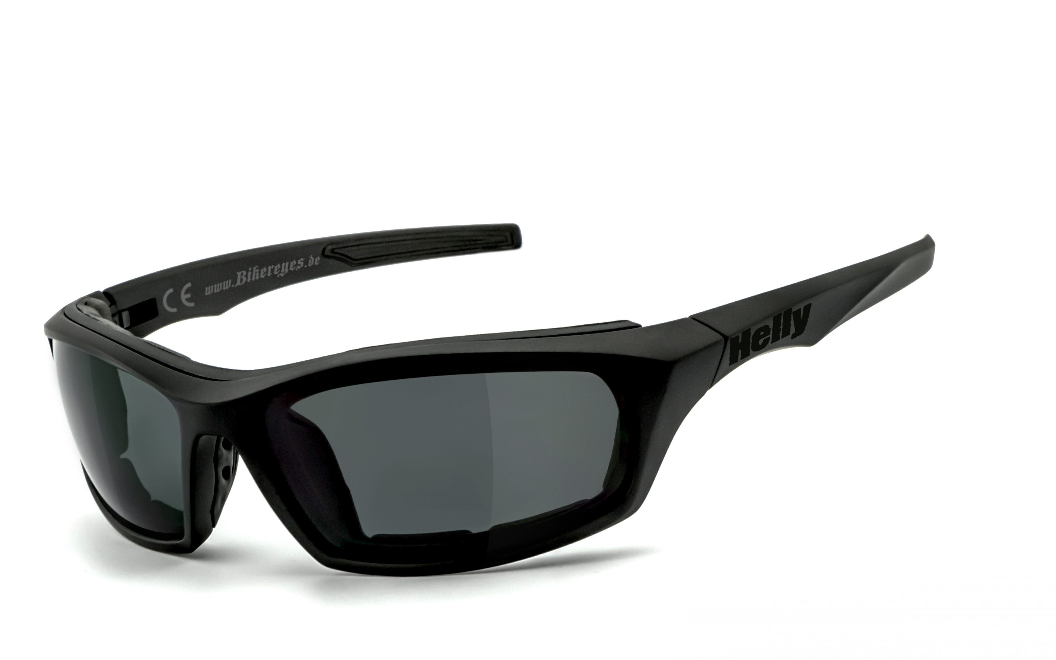 Helly - No.1 Bikereyes Motorradbrille i-stealth, Band und Bügel