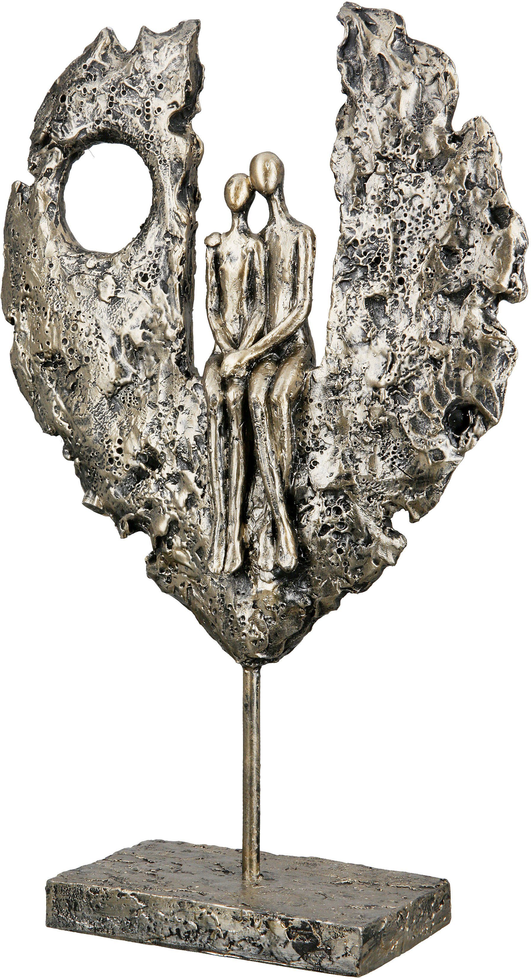 GILDE Dekofigur 8cm St), : im 34cm Skulptur x 21cm B. x (1 T. Paar H. Maße Herz