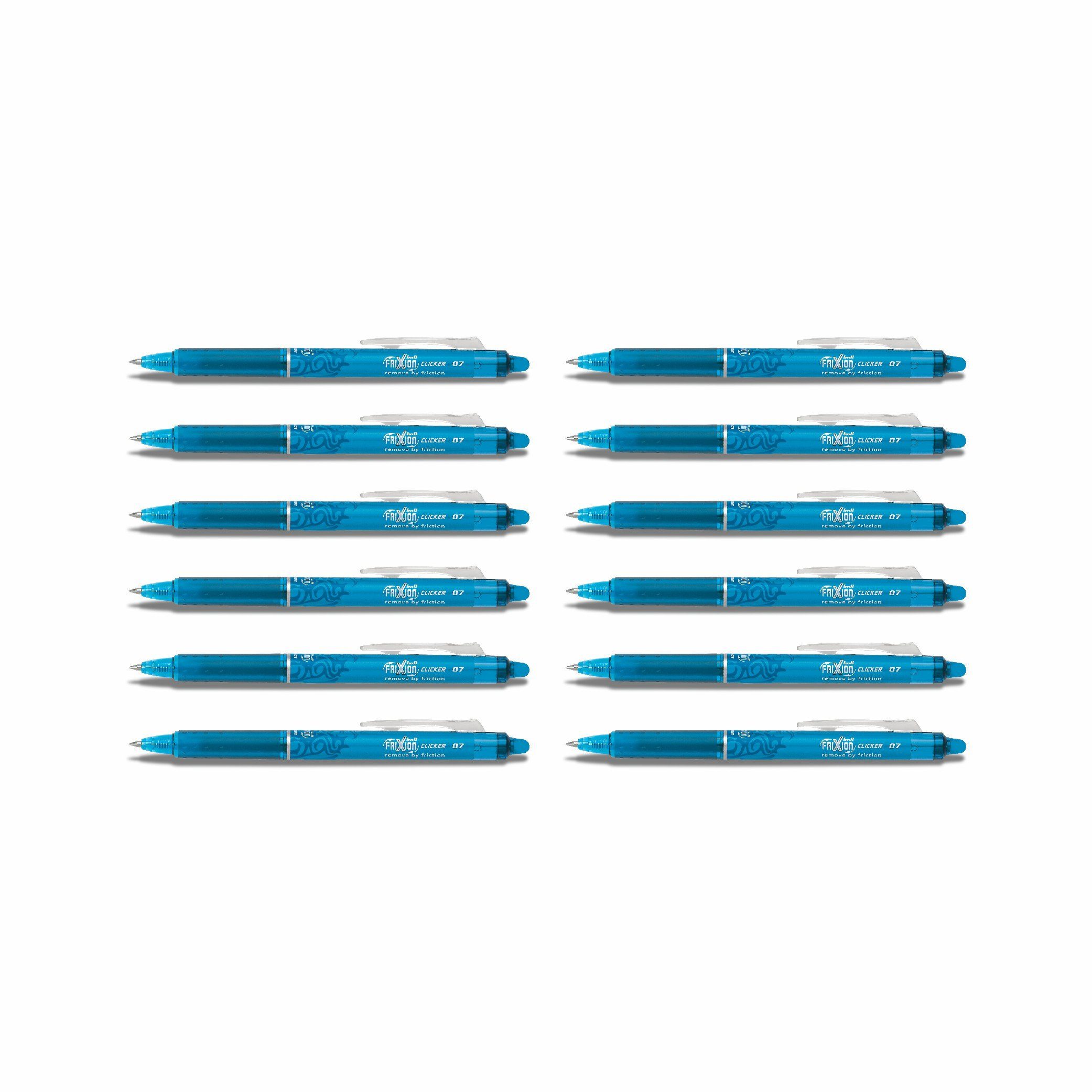 Pilot Pen Tintenroller Frixion Clicker 0.7 - 12er-Set, (12-tlg)