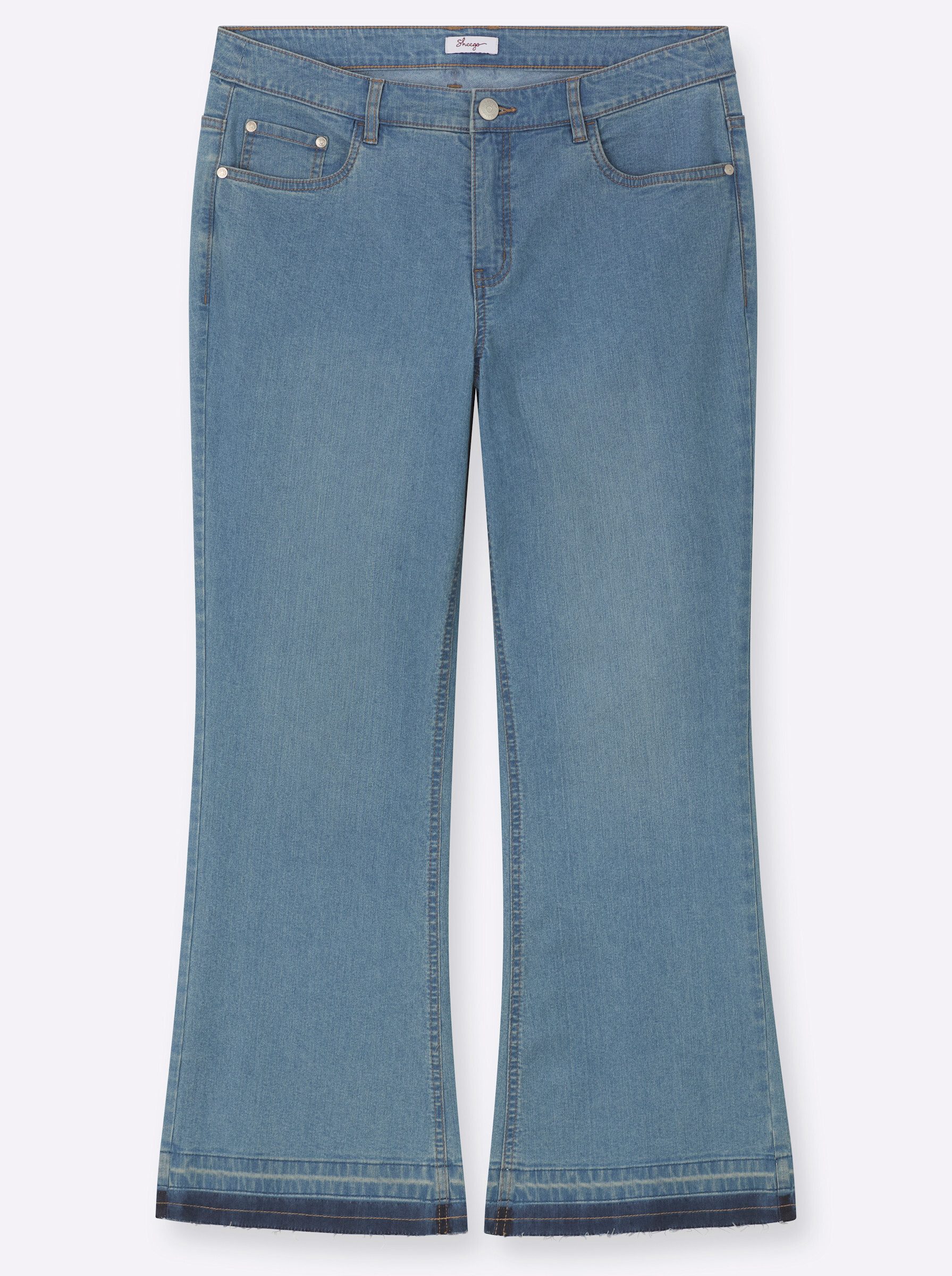 Sheego Bequeme Jeans Bootcut-Jeans normal