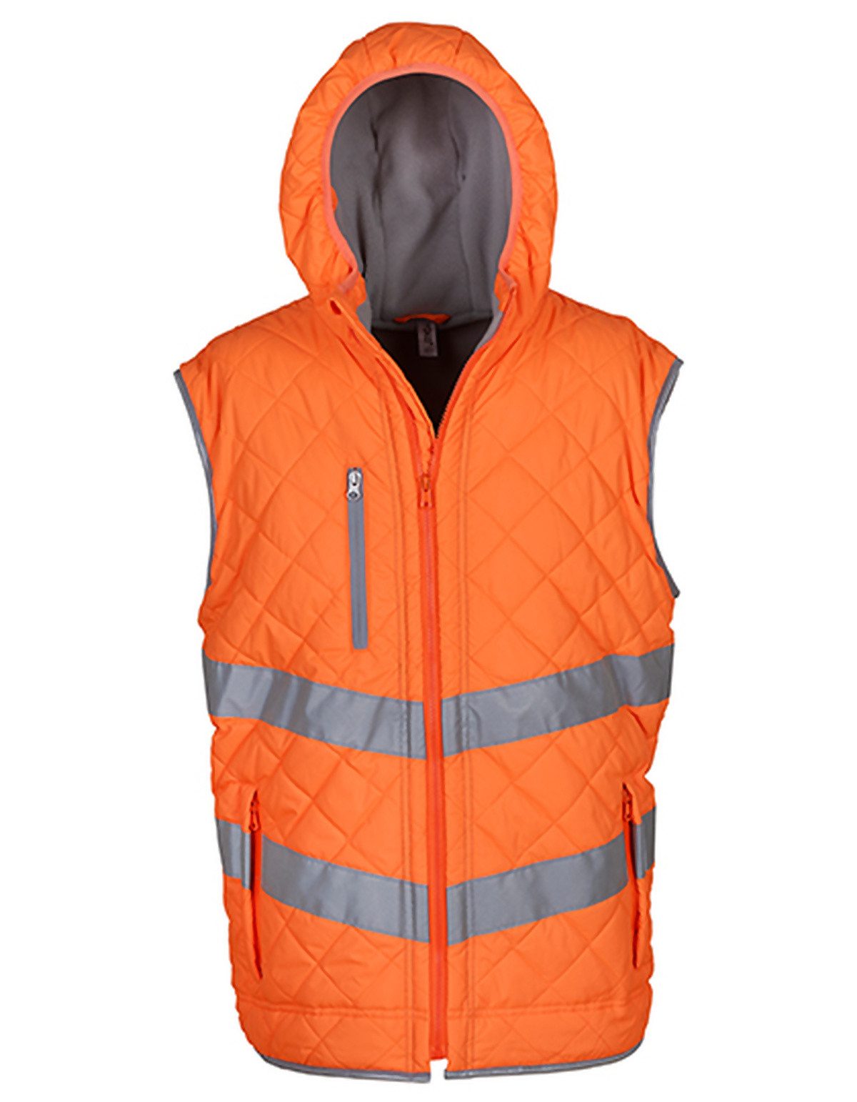 YOKO Warnweste Hi-Vis Kensington Hooded Gilet