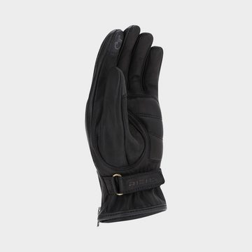 Richa Motorradhandschuhe Richa Handschuh Nazaire schwarz Leder Handprotektoren Herren Damen