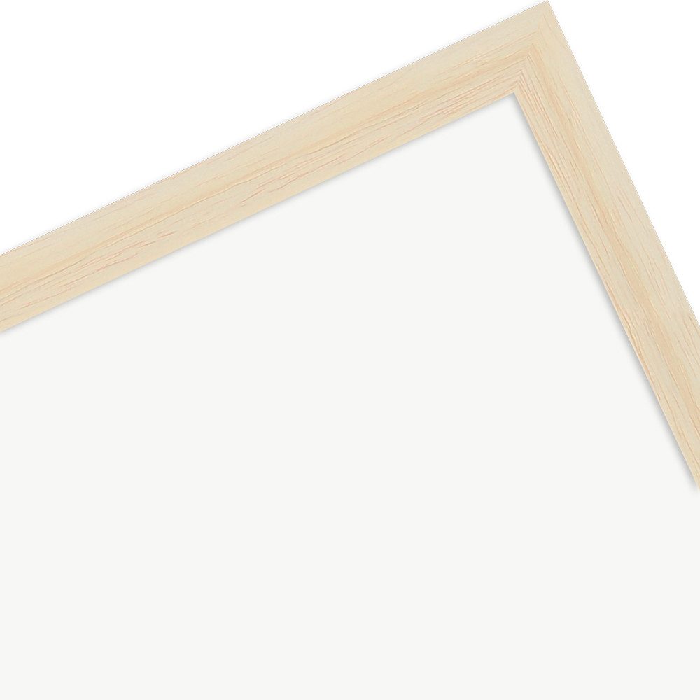 WANDStyle Galerierahmen G950 40x40 cm, für 4 Bilder, im Format 13x18 cm, aus Massivholz in der Farbe Natur