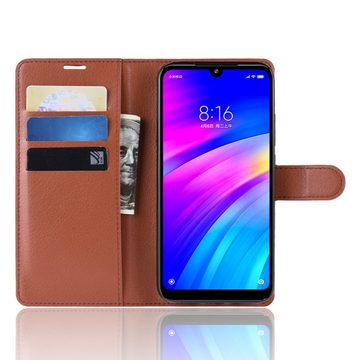 CoverKingz Handyhülle Hülle für Xiaomi Redmi 7 Handyhülle Tasche Flip Case Schutzhülle