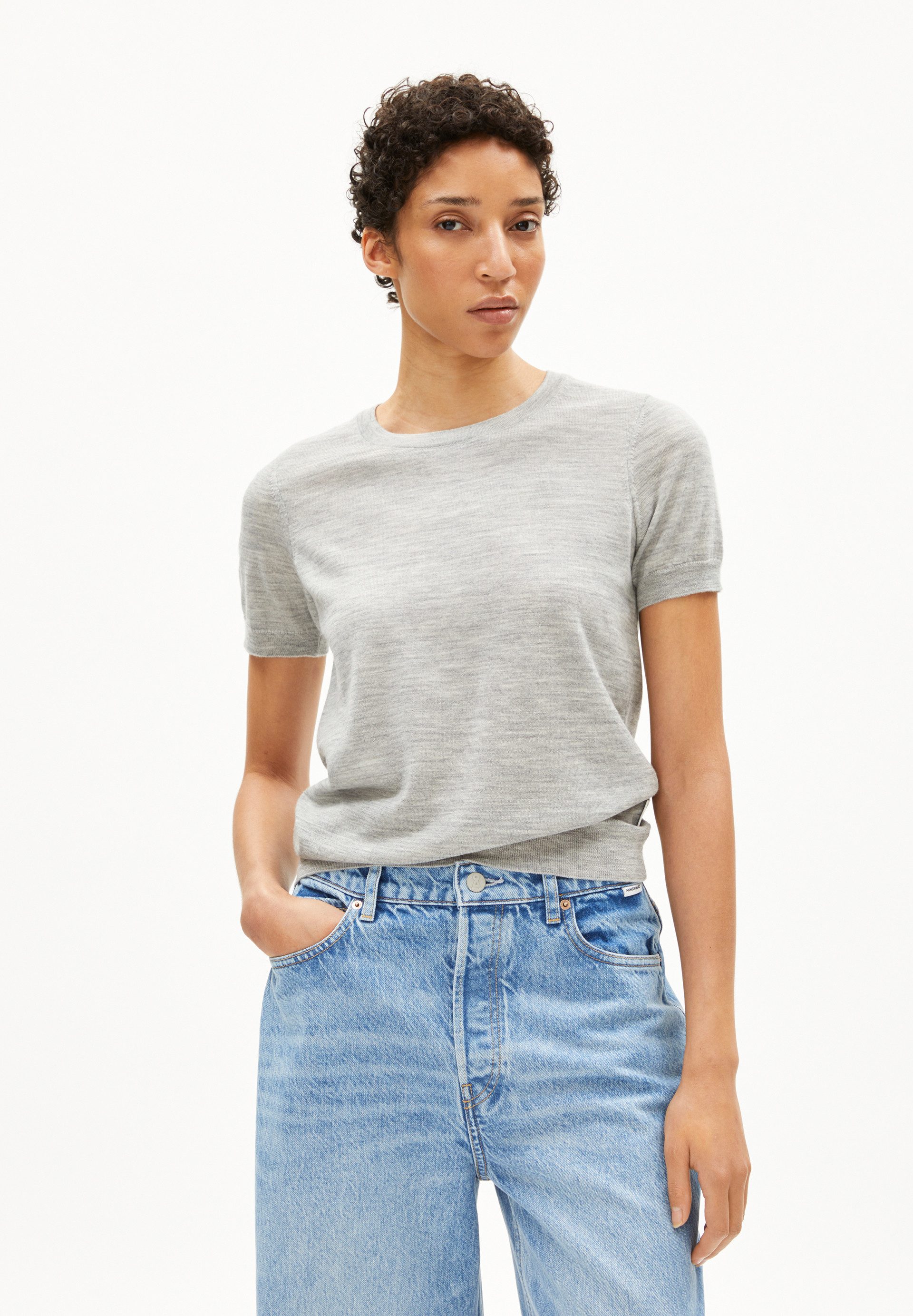 Armedangels T-Shirt GUILIAA MERINO Strickshirt aus günstig online kaufen