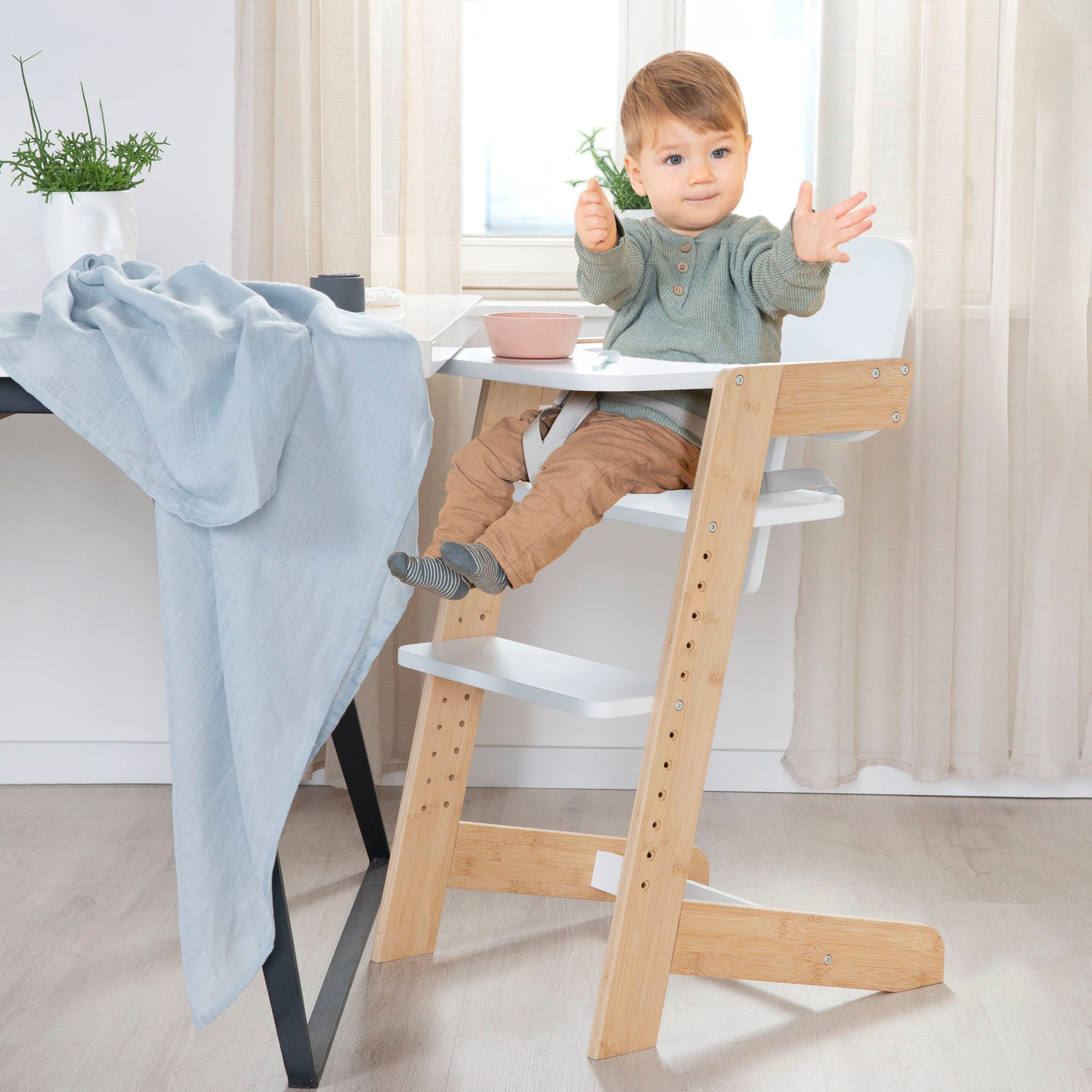 roba® Hochstuhl Lernturm Nature Up