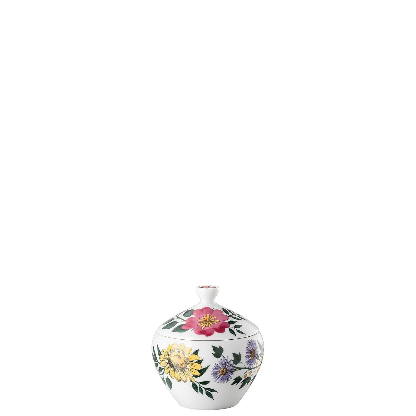 Rosenthal Zuckerdose Magic Garden Blossom Zuckerdose 6 Personen, Porzellan, (2-tlg)