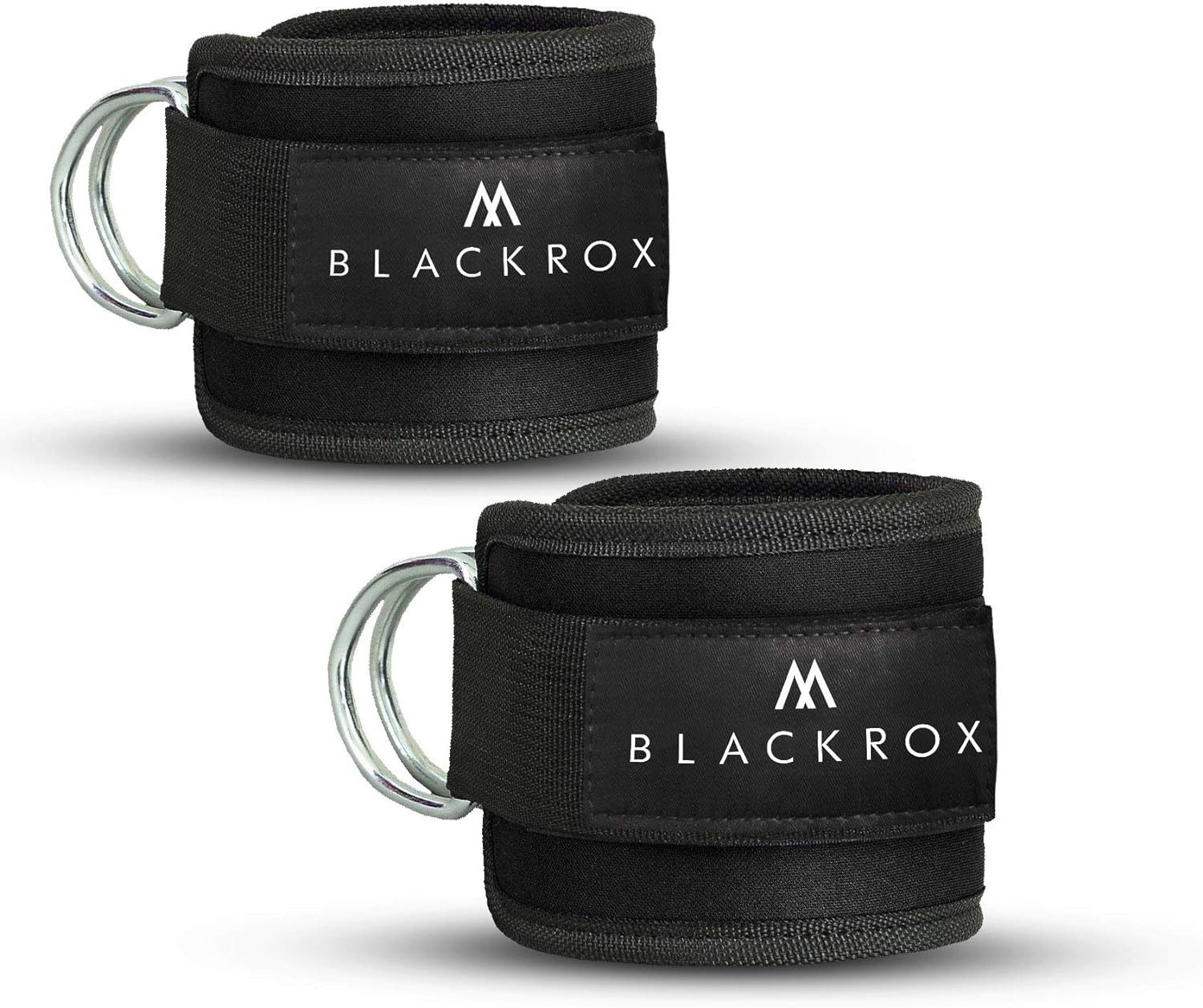 BLACKROX Trainingshilfe Fußschlaufen, ONEKAMA, Training am Kabelzug, 2er Set