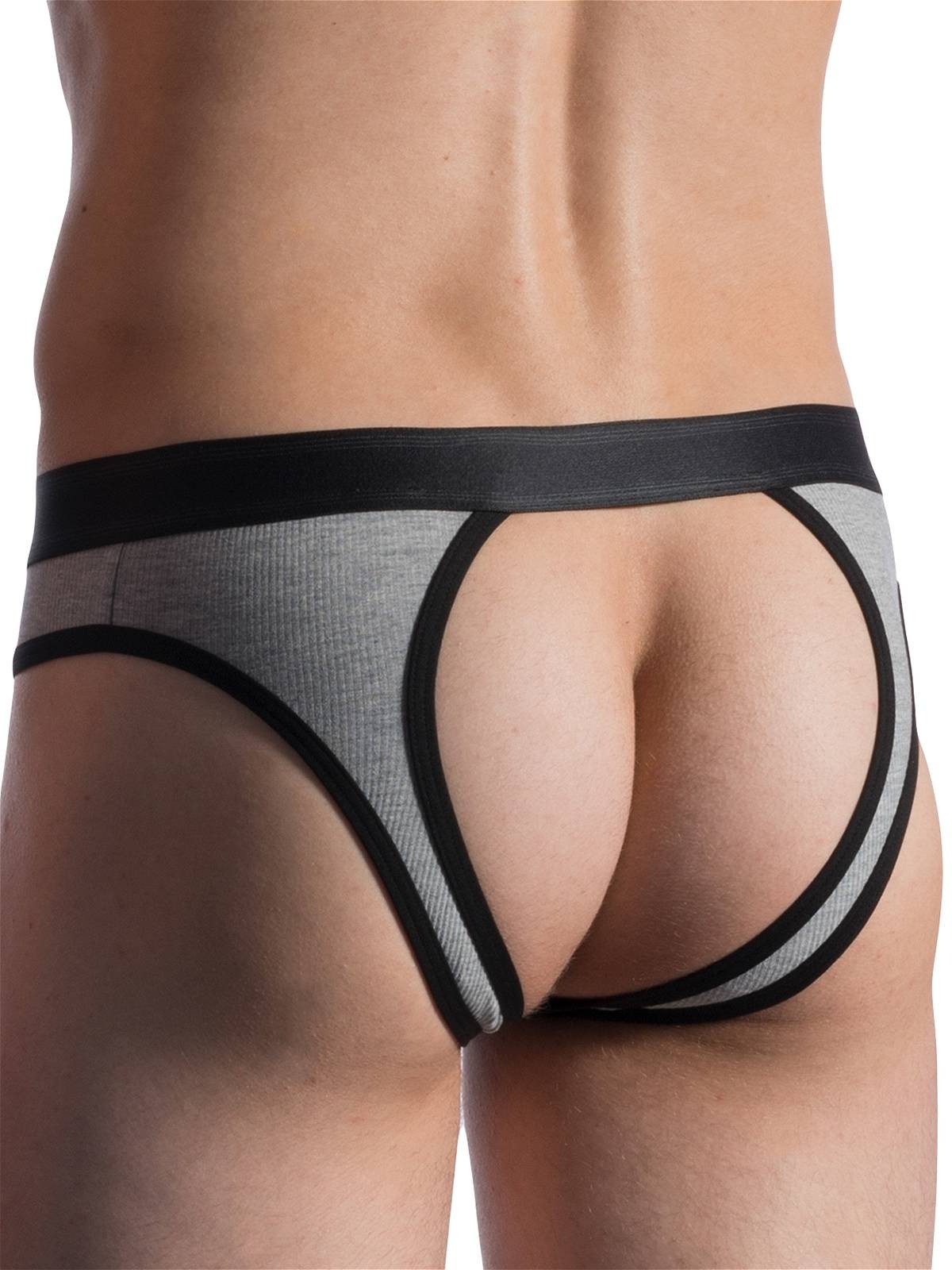 String Manstore Jock Brief M811 Underwear Grey S
