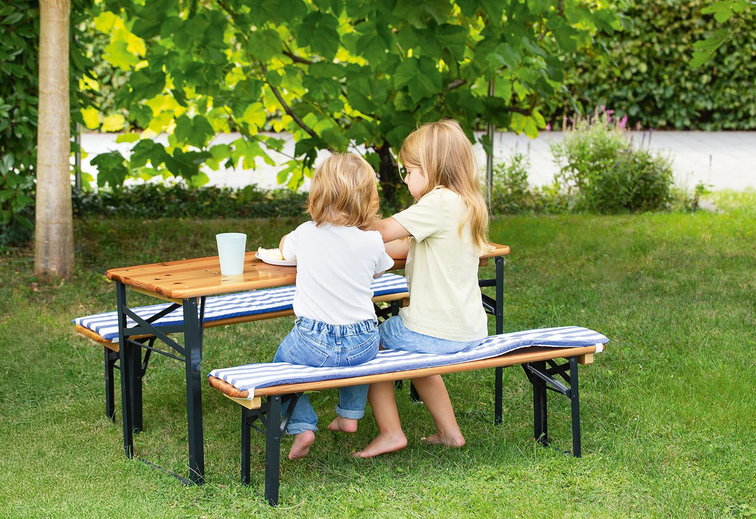 Pinolino® Kinder-Sitzauflage Polsterauflagen für Sepp, (Set, 2-tlg), Passt auf alle Kindersitzgarnituren »Sepp«
