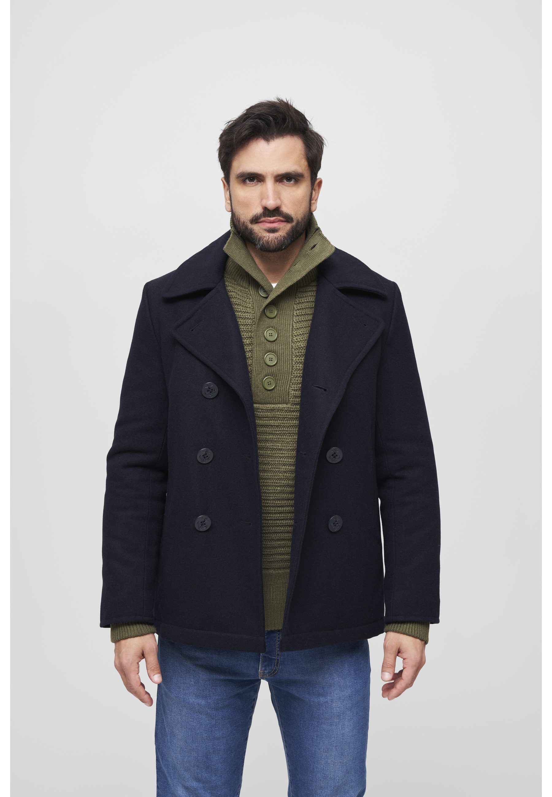 Brandit Winterjacke Brandit Herren Pea Coat (1-St)