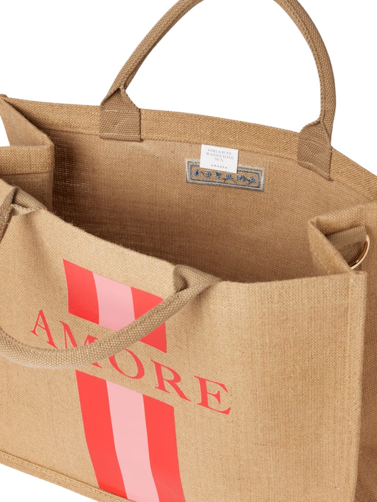 AMABEA Strandtasche BEACH BAG AMORE, stabile günstig online kaufen