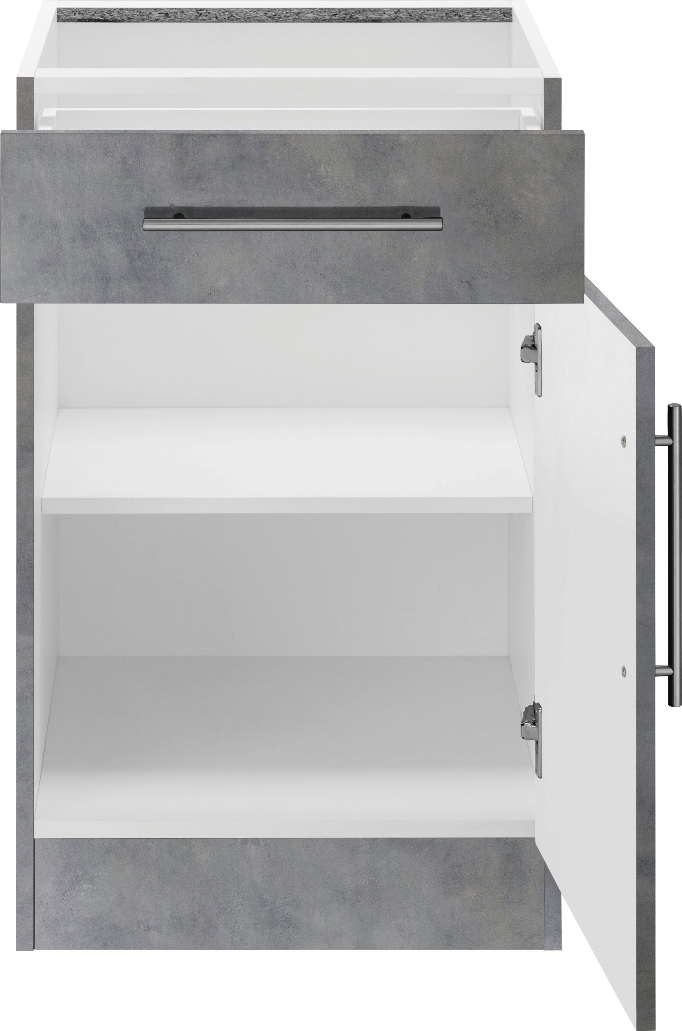 wiho Küchen Unterschrank Cali 50 cm breit, ohne Arbeitsplatte