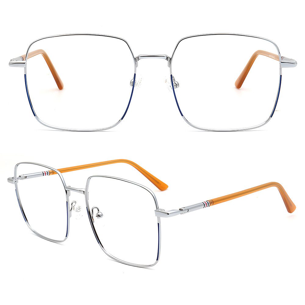 PACIEA Brille Damen Herren Ohne Sehstärke Hochwertige Legierung Blaulichtfilter