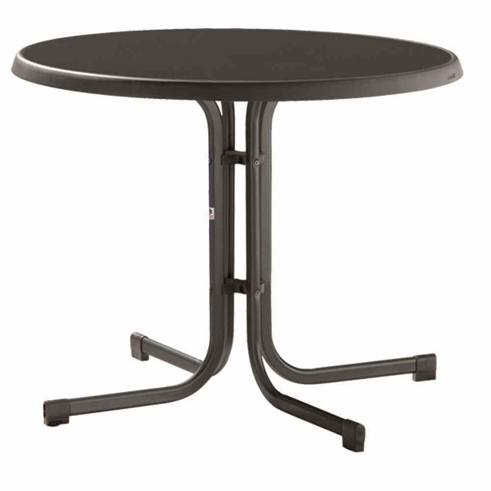Klapptisch in anthrazit, Mecalit®-Pro, Stahl - 72x86cm (HxD)