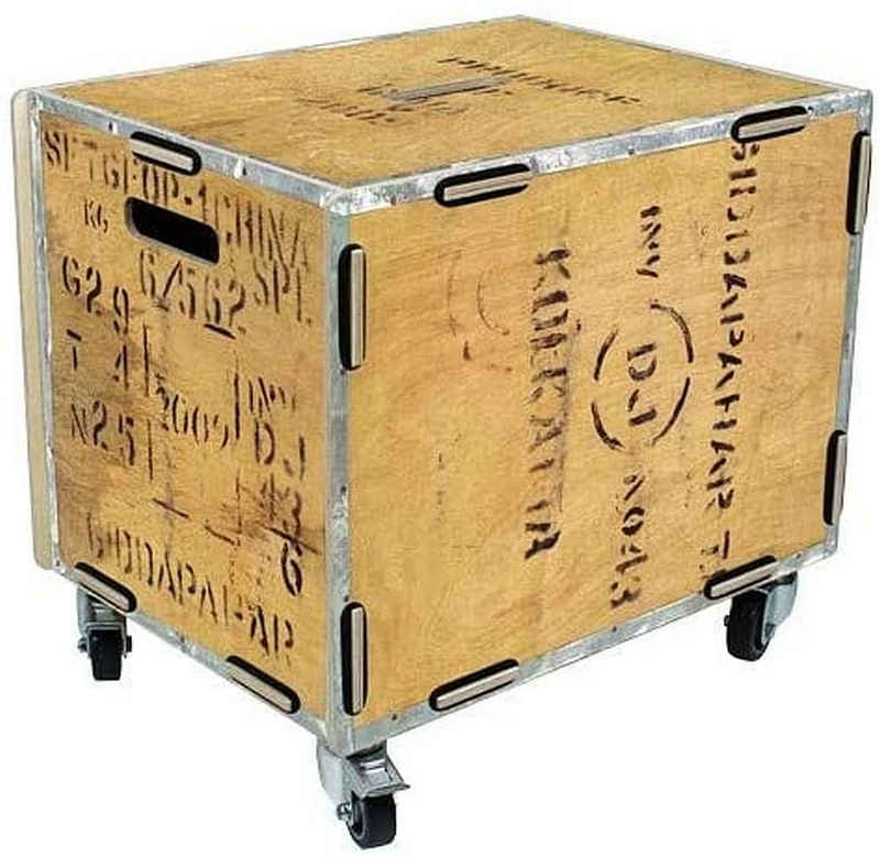 WERKHAUS® Rollcontainer Werkhaus Rollbox Teekiste Rollcontainer Tisch Box RB6006