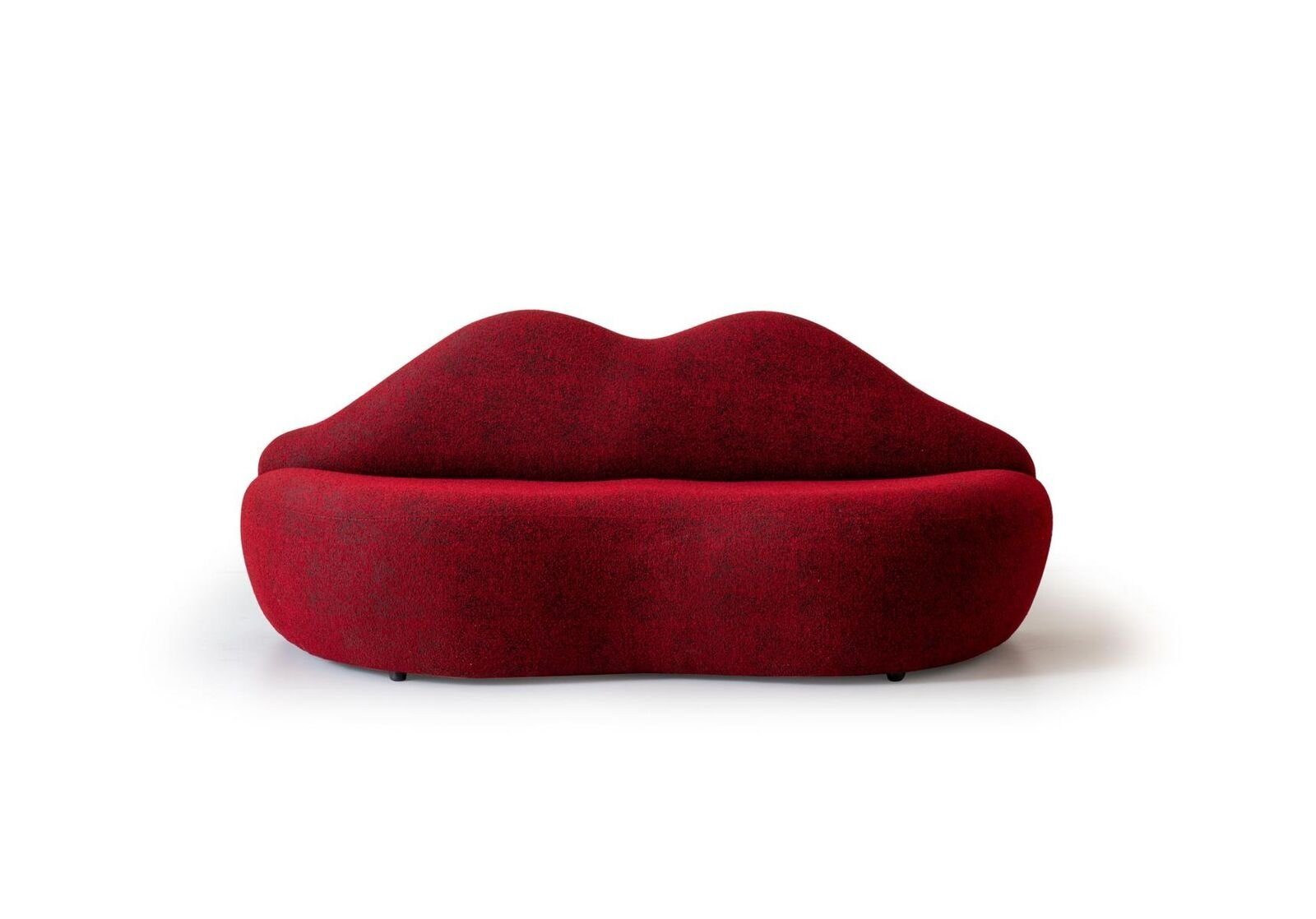 JVmoebel 3-Sitzer 3 Sitzer sofa rot farbe in Form von Lippen stilvoll Sitzpolster, 1 Teile, Made in Europa