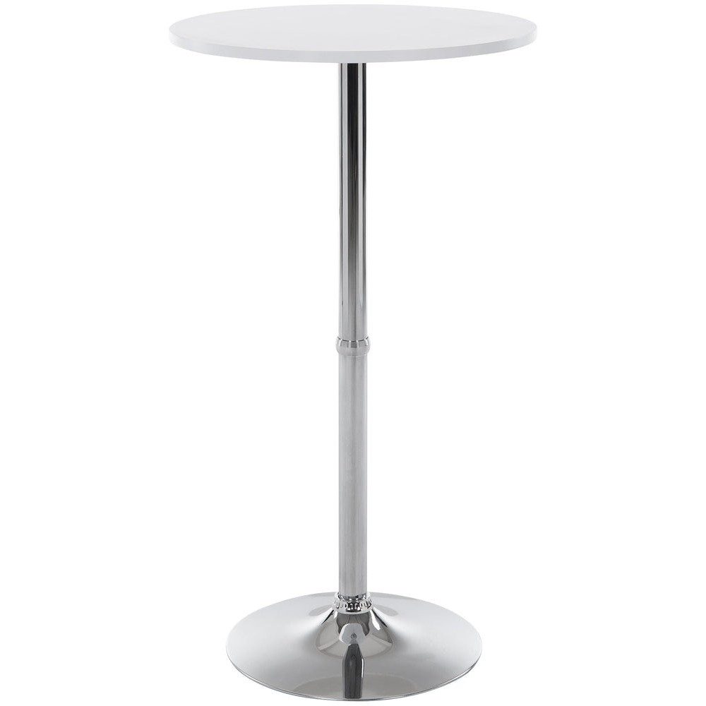 CLP Stehtisch Bartisch Bistrotisch Partytisch (Spar-Set, 1-St., Ø 60 x 108 cm standsicher), runde Holzplatte, Ø 60 cm, standsicherer Tellerfuß