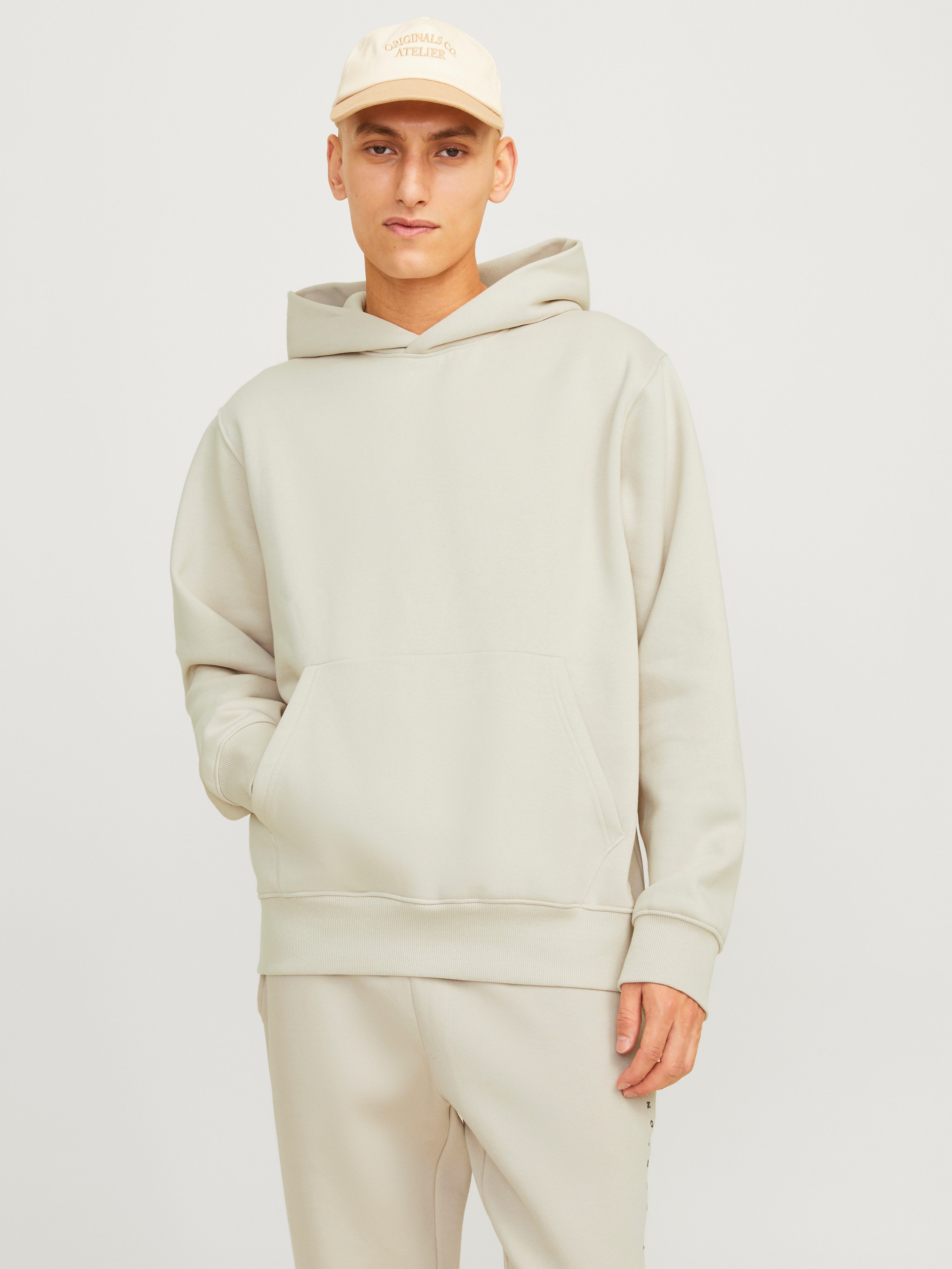Jack & Jones Kapuzensweatshirt JJEURBAN EDGE SWEAT HOOD NOOS mit Kängurutasche