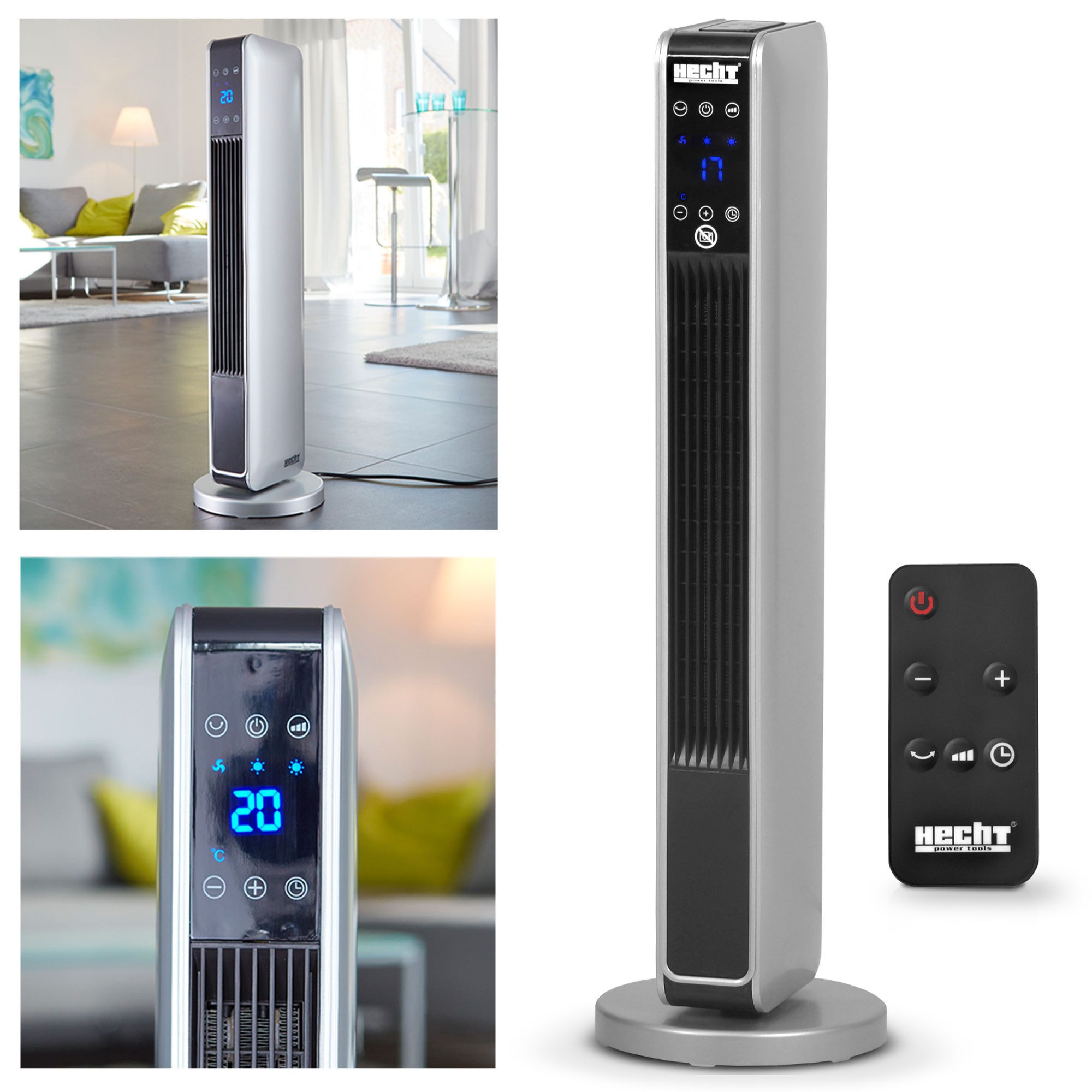 Hecht Heizlüfter Keramik 3611 2in1 Ventilator, günstig online kaufen