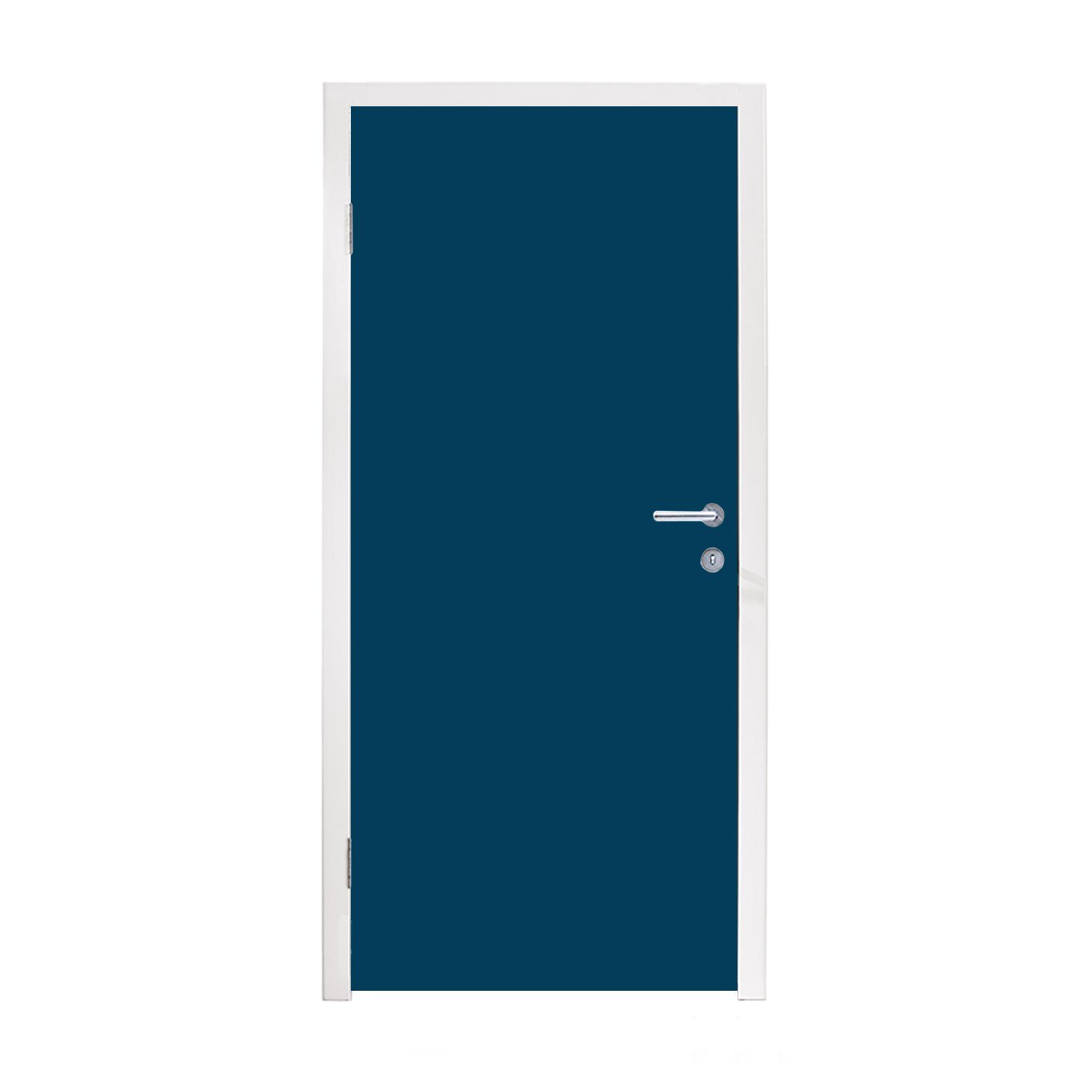 MuchoWow Türtapete Indigo - Palette - Farben, Matt, bedruckt, (1 St), Fototapete für Tür, Türaufkleber, 75x205 cm
